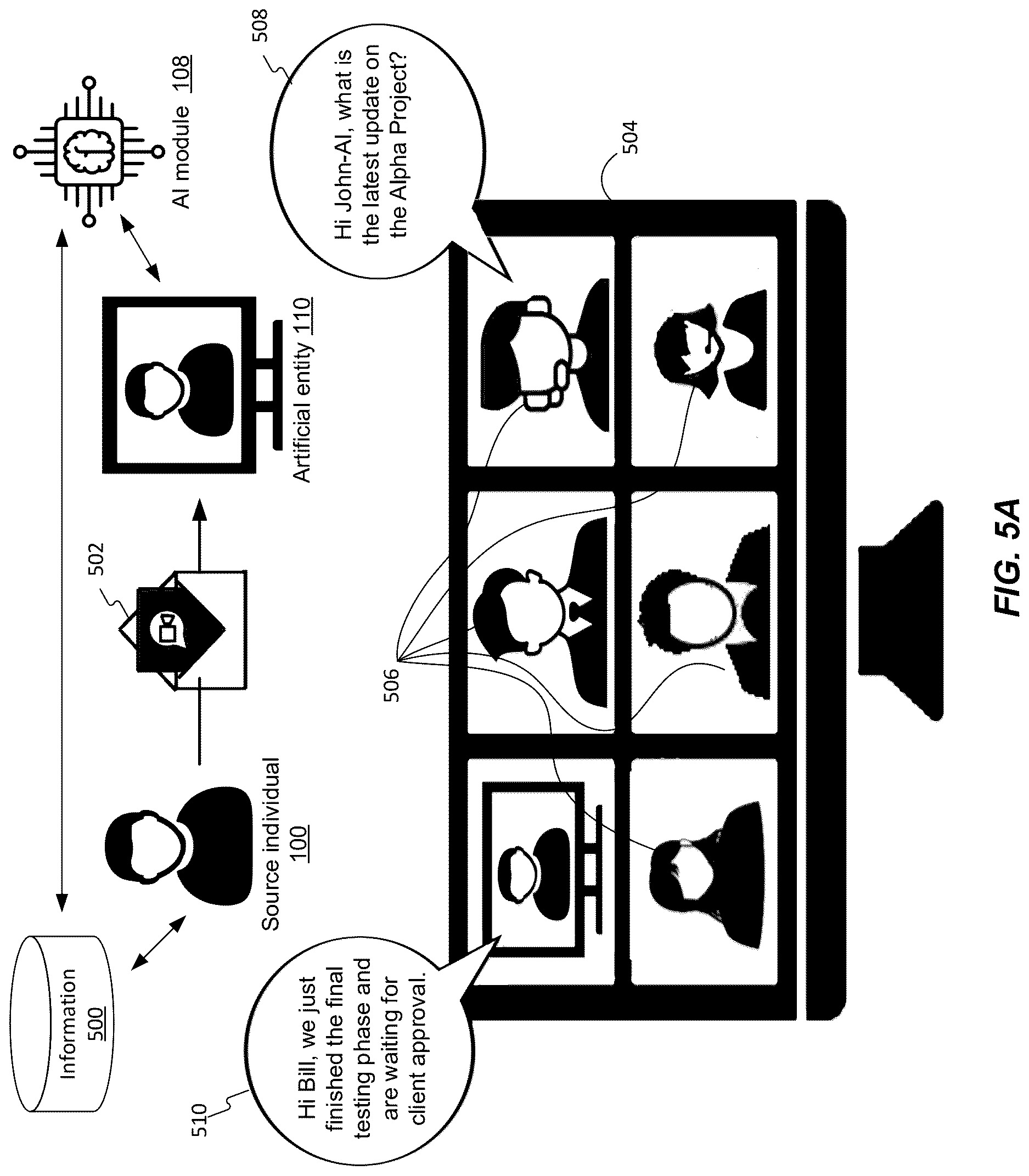 Patent US12620262 Figure 7 – Using artificial entities for generating personalized responses
