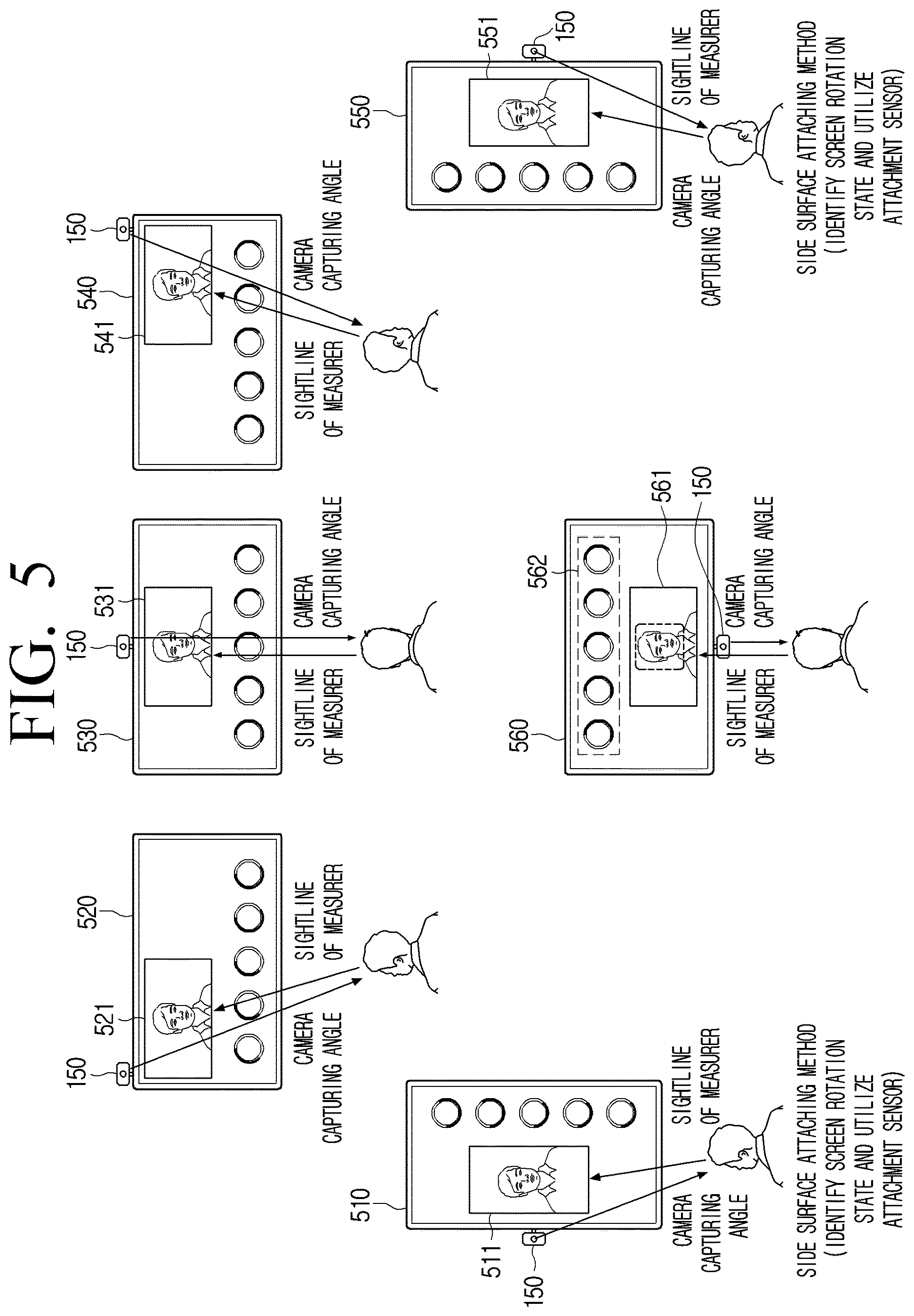 Patent US12620267 Figure 5 – Display apparatus and method thereof for guided biometric index measurement