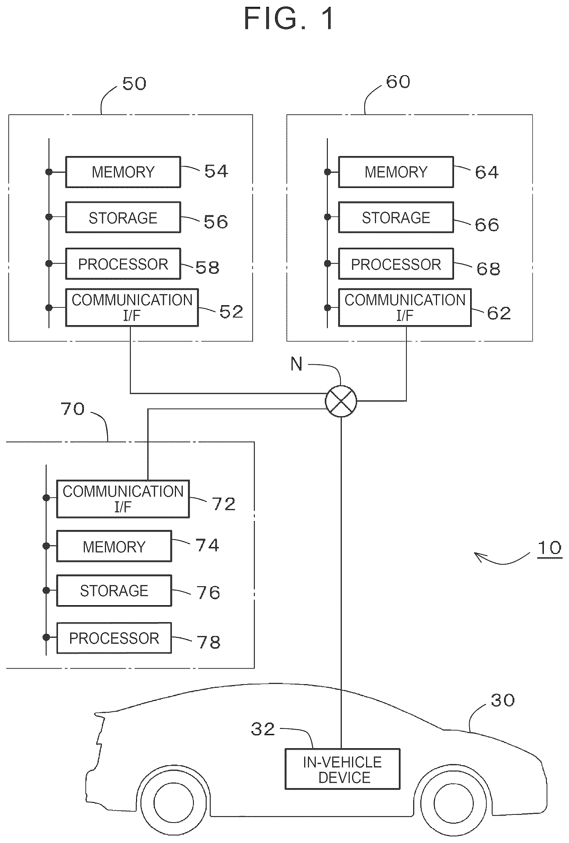 Patent US12620276 Figure 1 – Driving diagnosis system