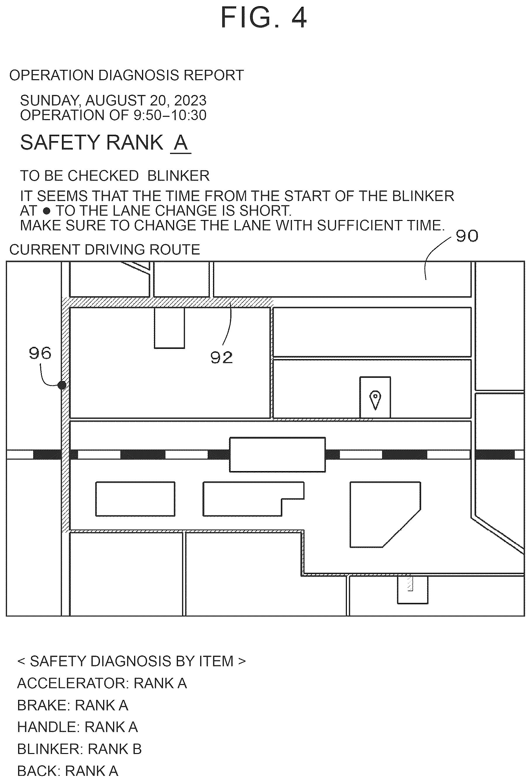 Patent US12620276 Figure 4 – Driving diagnosis system