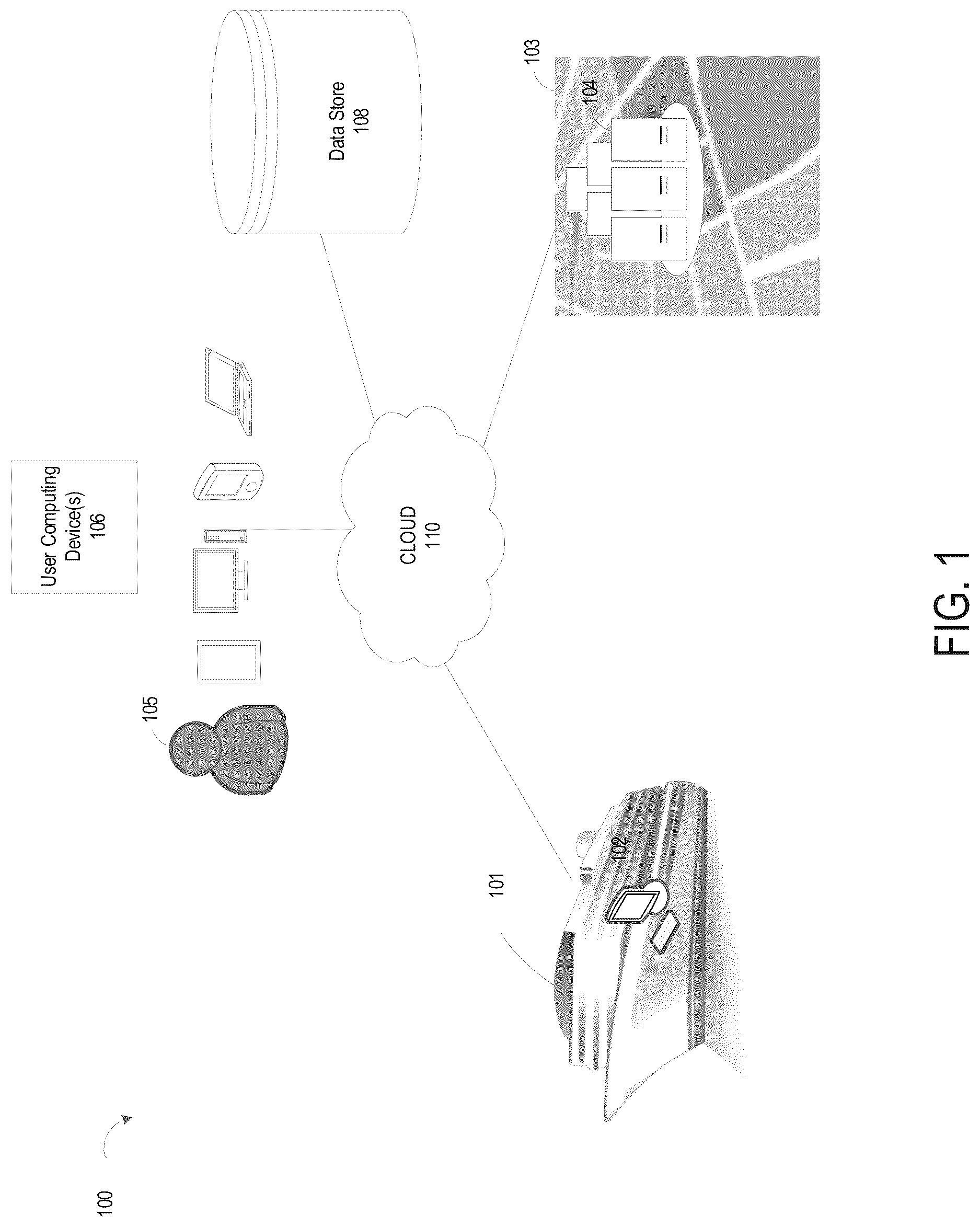 Patent US12620283 — Multifunction smart door device — Figure 1