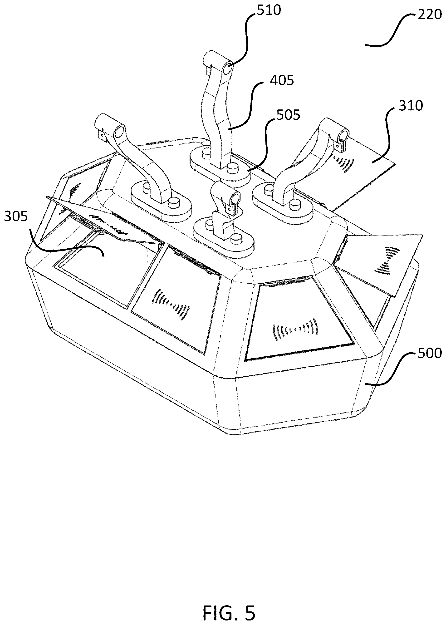 Patent US12620284 Figure 5 – System and method for drone delivery