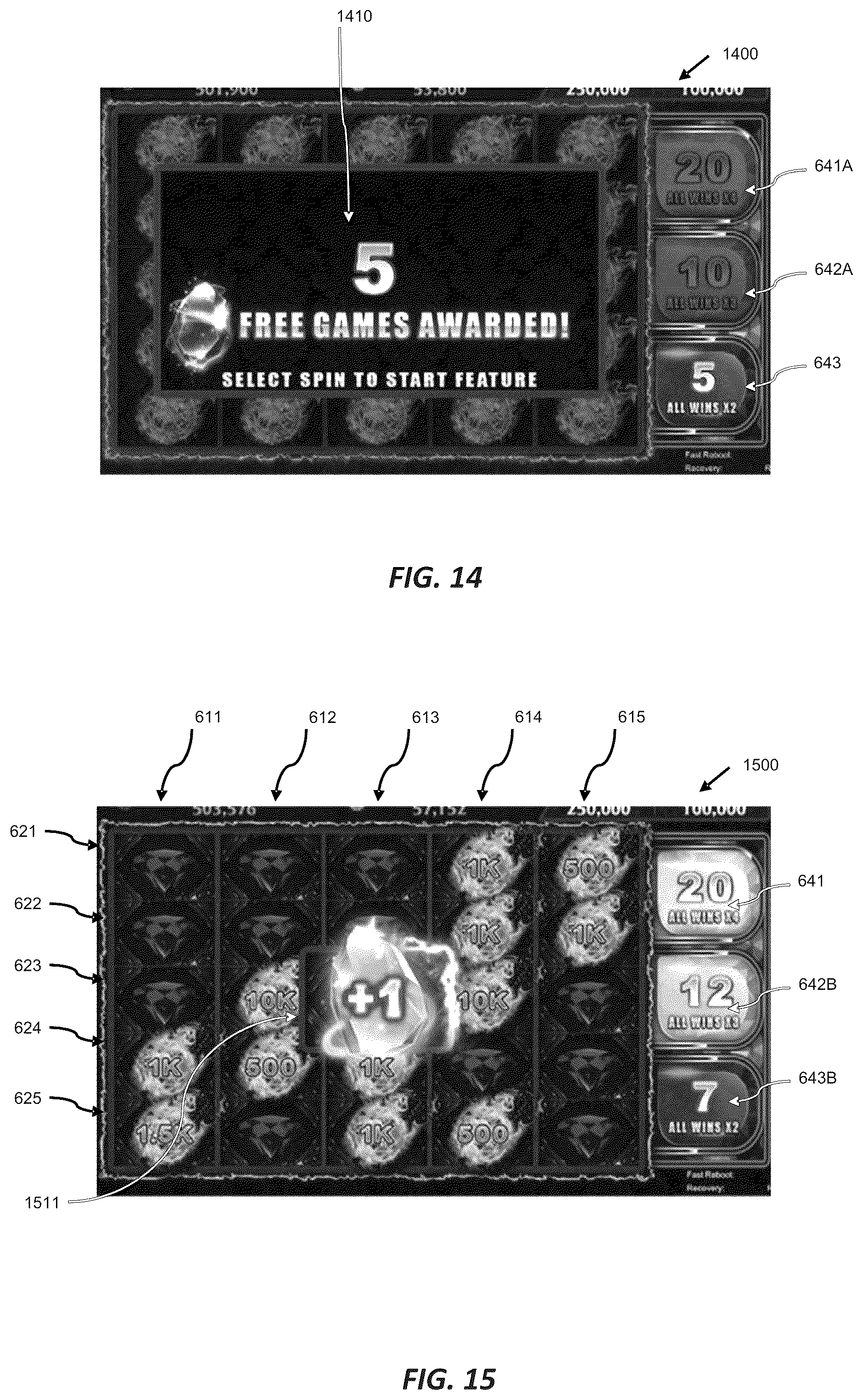 Patent US12620288 Figure 11 – Electronic gaming machine and system with a game action reel strip controlling symbol evaluation and selection
