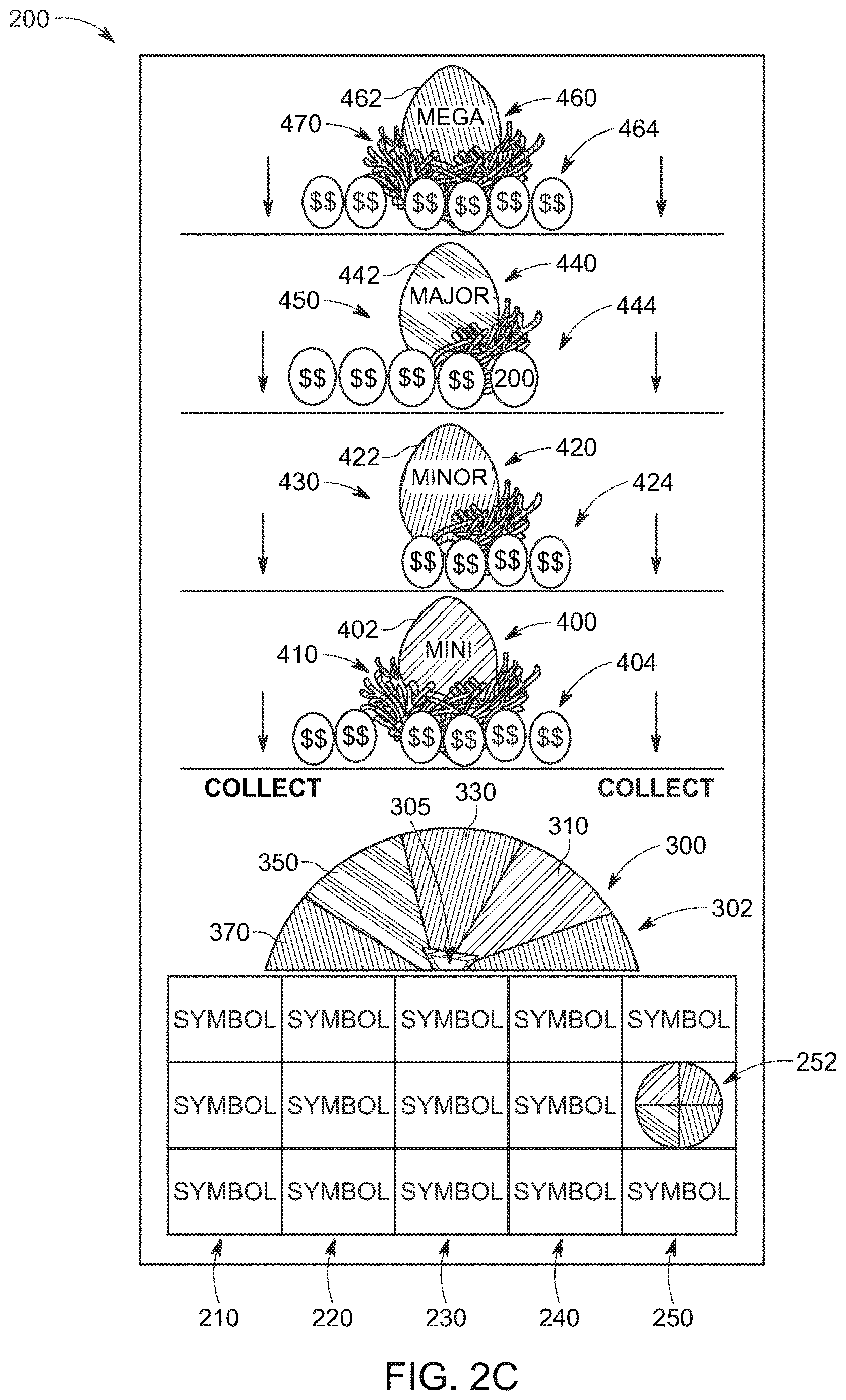 Patent US12620291 Figure 7 – Changeable set selector for multiple sets and underlying symbol displays