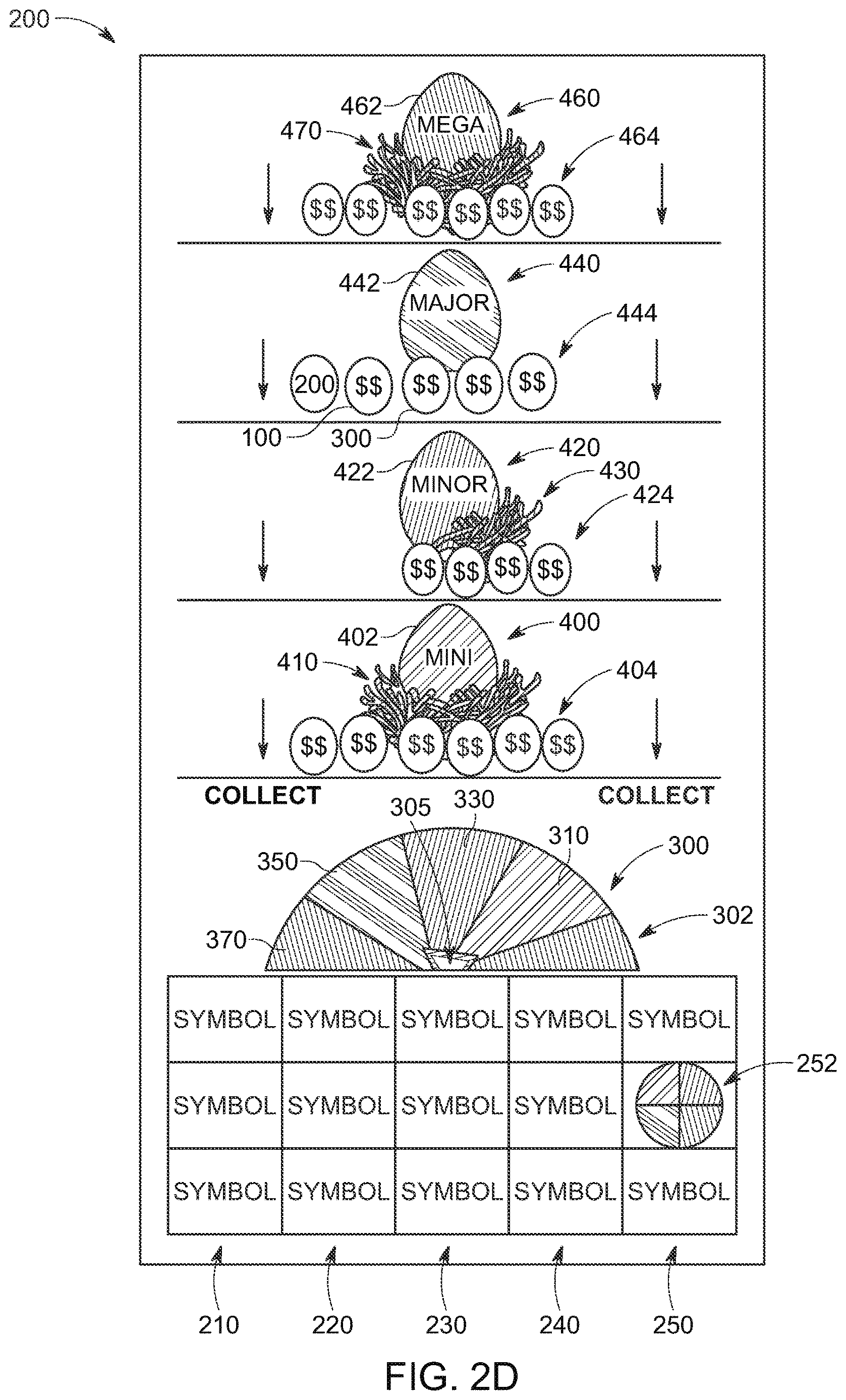 Patent US12620291 Figure 8 – Changeable set selector for multiple sets and underlying symbol displays