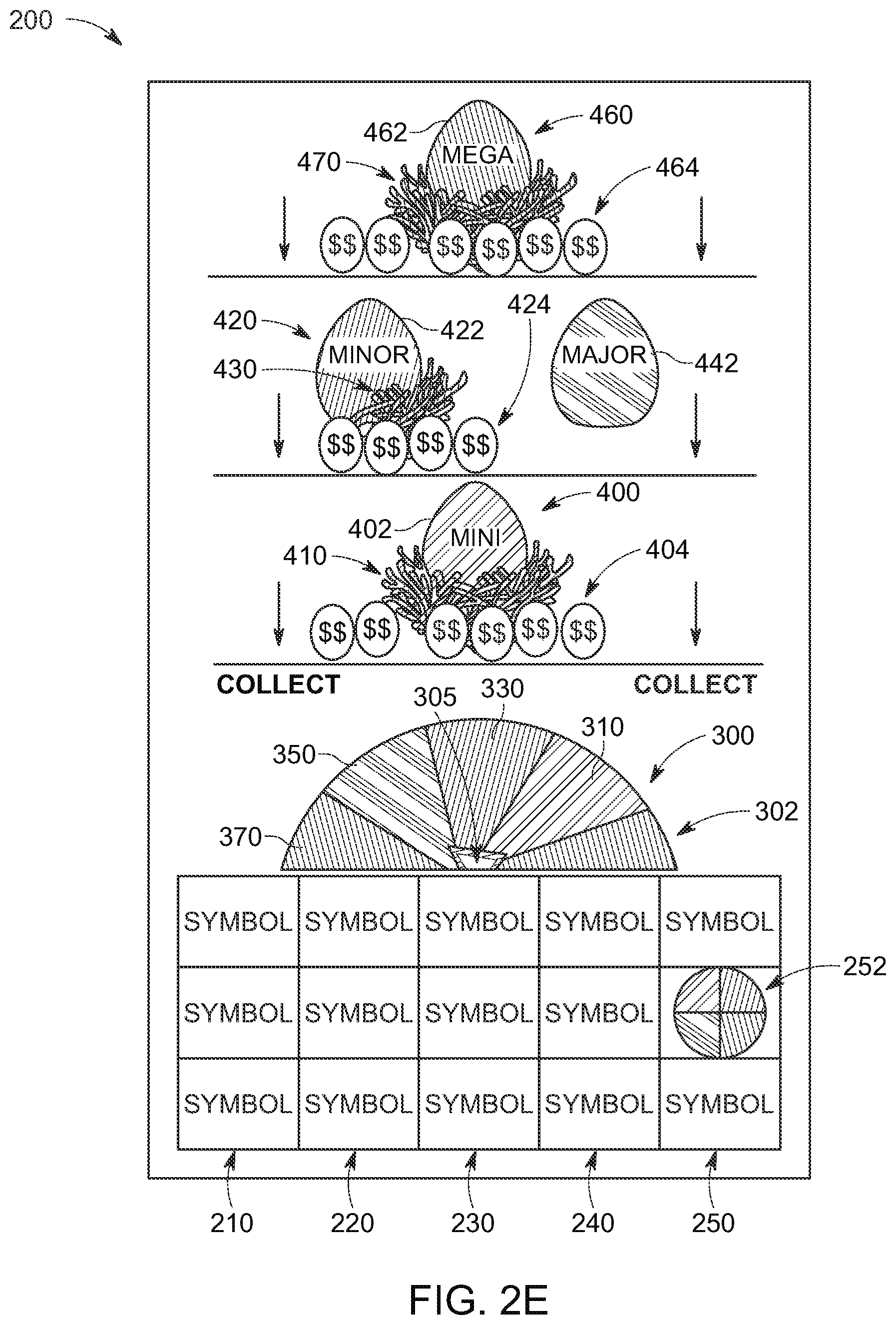 Patent US12620291 Figure 9 – Changeable set selector for multiple sets and underlying symbol displays