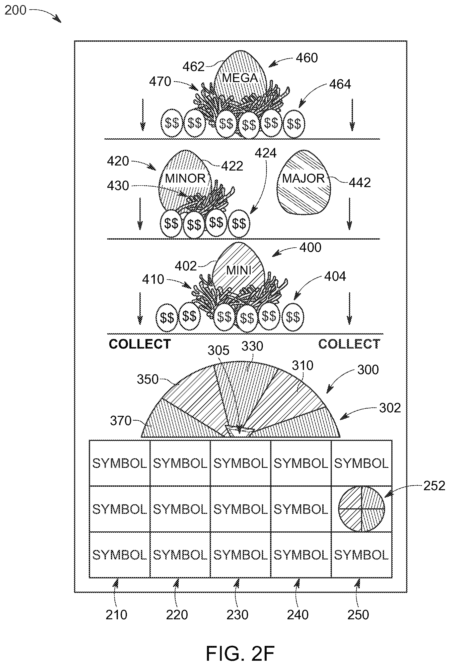 Patent US12620291 Figure 10 – Changeable set selector for multiple sets and underlying symbol displays