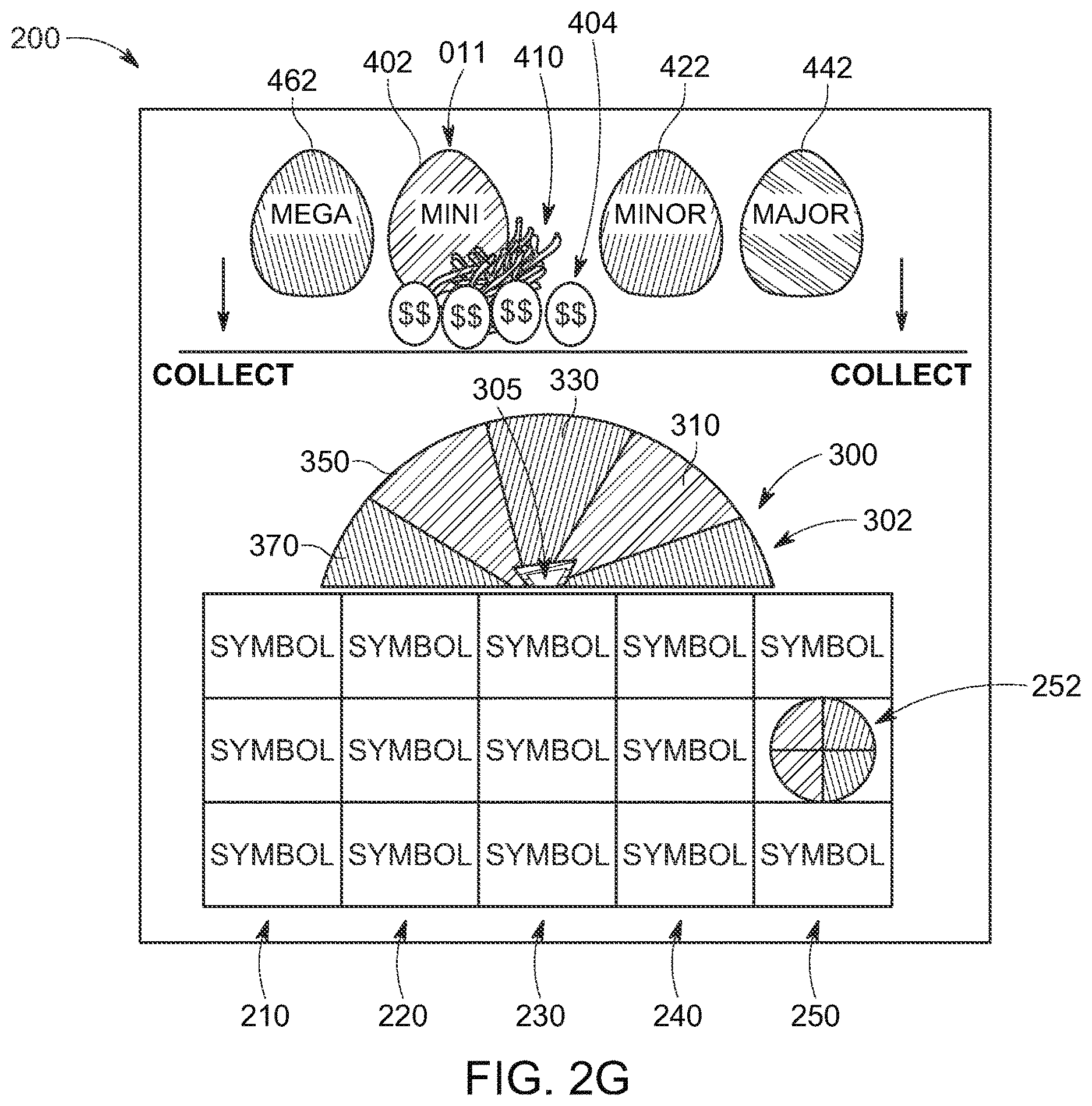 Patent US12620291 Figure 11 – Changeable set selector for multiple sets and underlying symbol displays