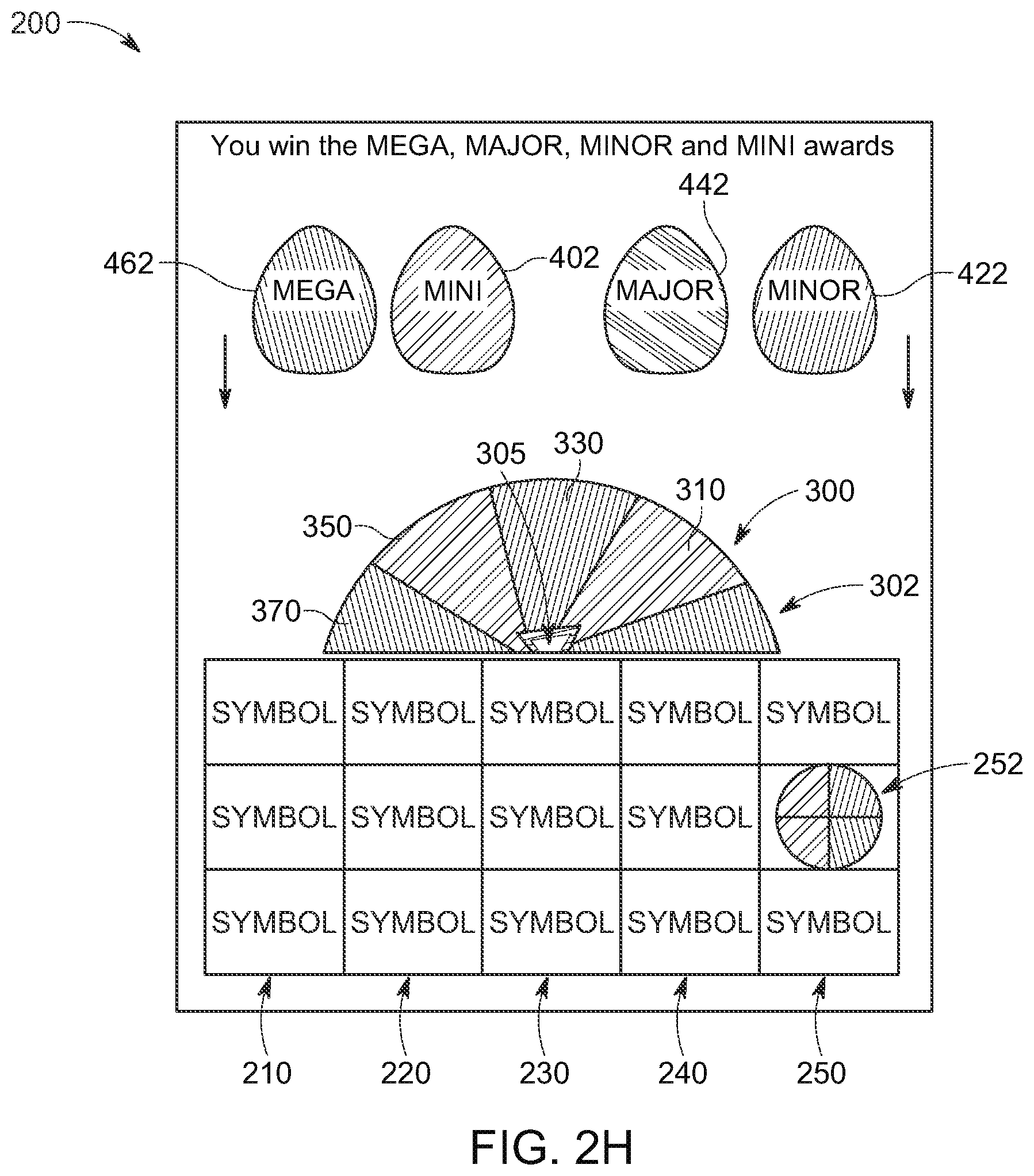 Patent US12620291 Figure 12 – Changeable set selector for multiple sets and underlying symbol displays