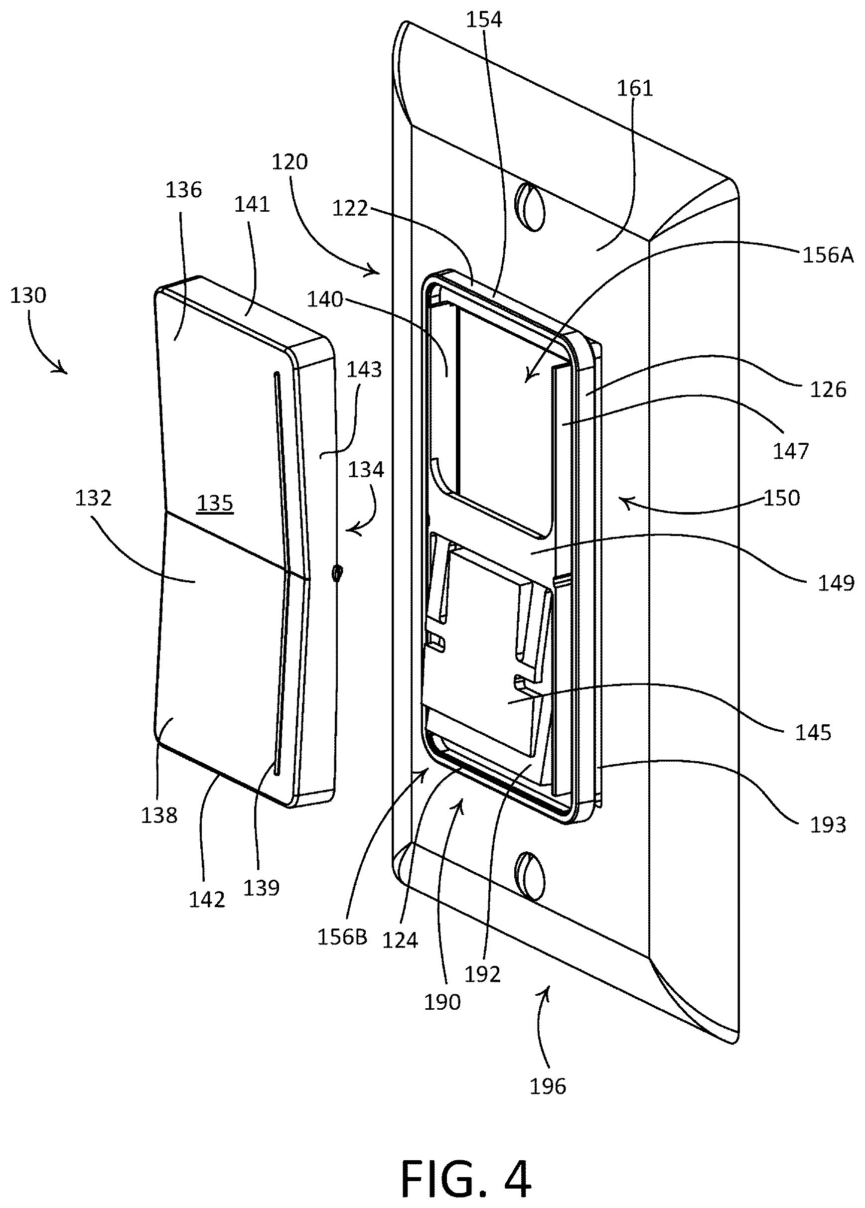 Patent US12620302 Figure 3 – Retrofit remote control device