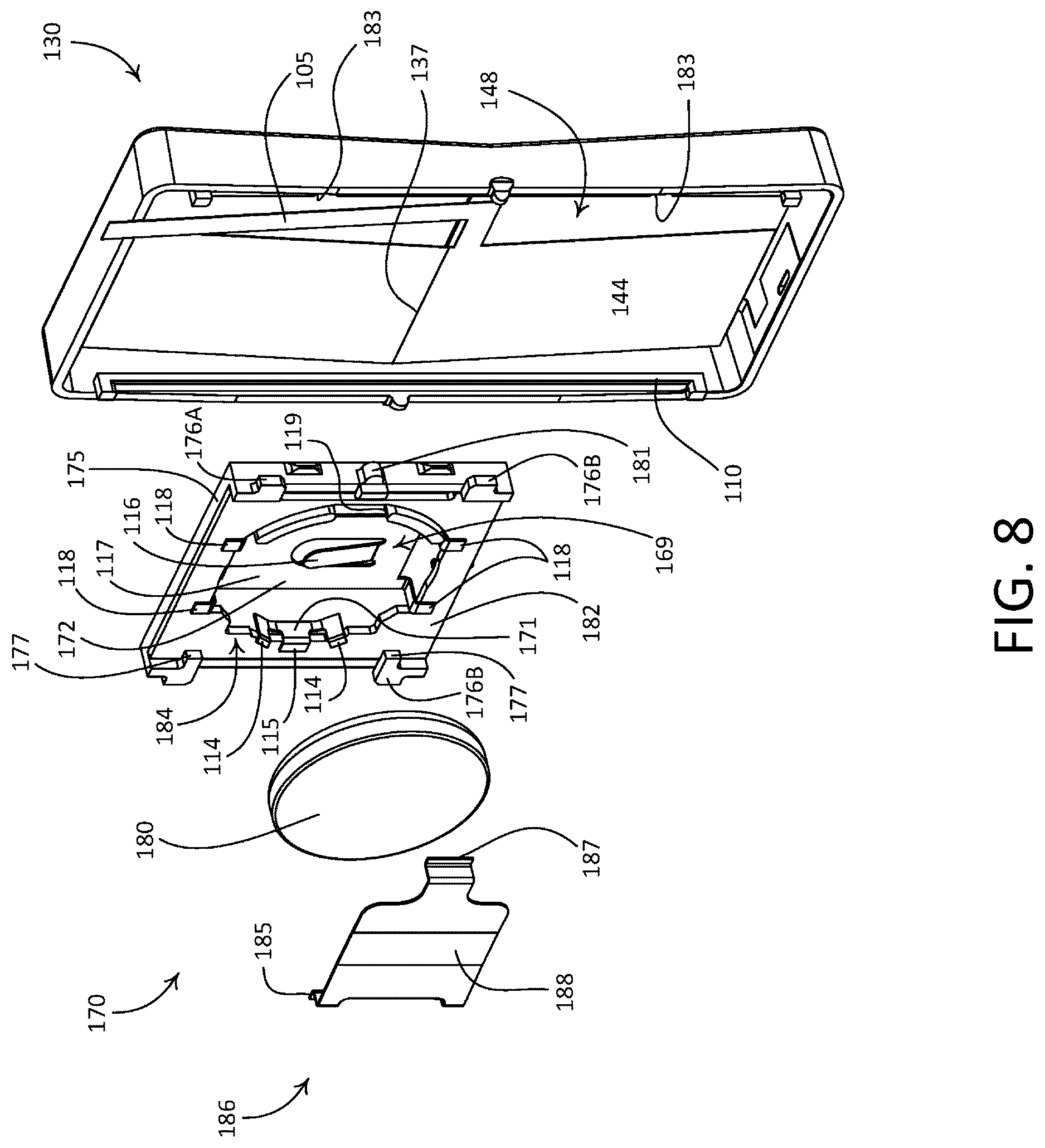 Patent US12620302 Figure 6 – Retrofit remote control device