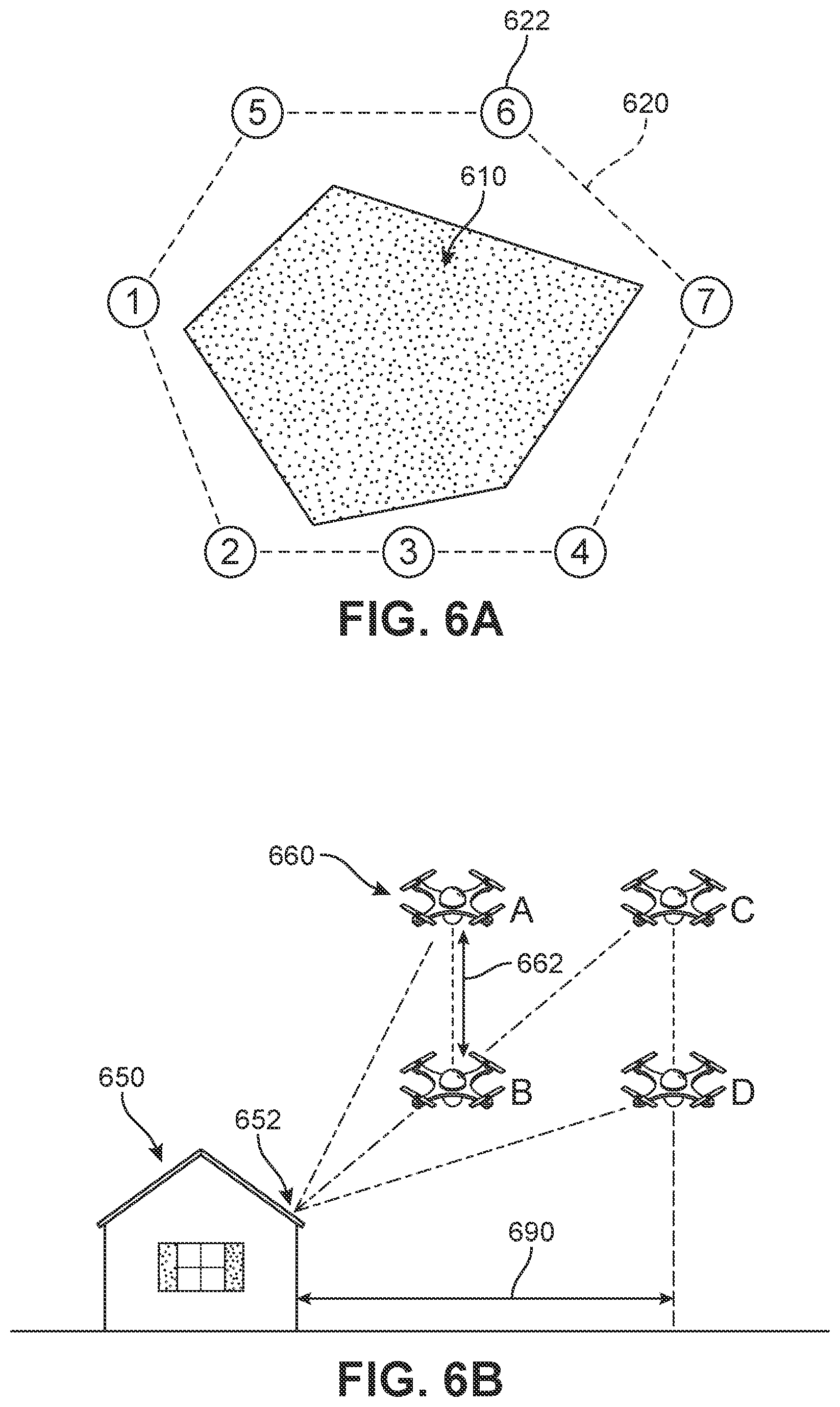 Patent US12620317 Figure 6 – Flight path optimization for aerial-based damage assessment