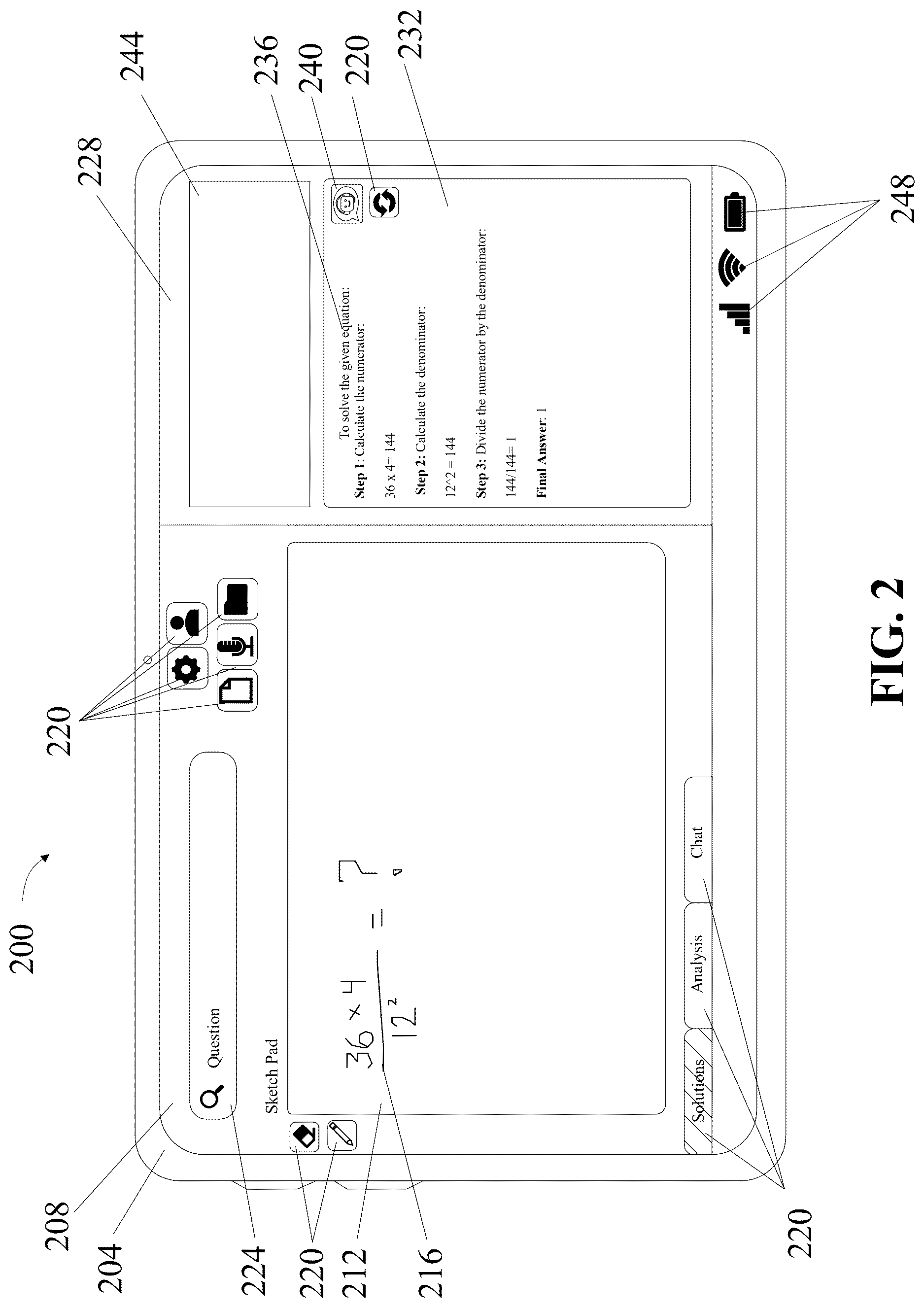 Patent US12620322 Figure 2 – Apparatus and method for generating a learning environment comprising an interactive, multi-window graphical user interface