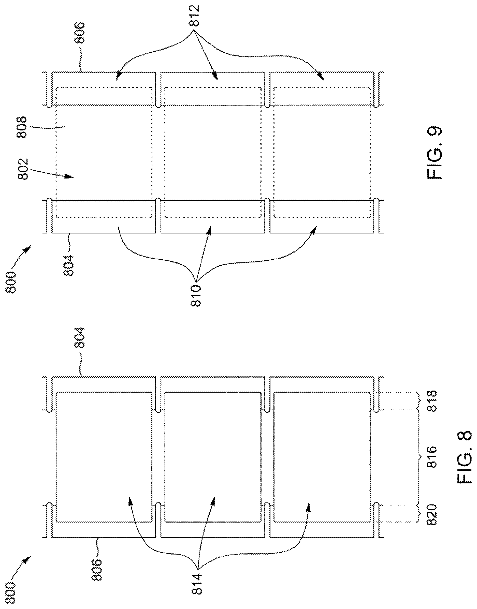 Patent US12620326 Figure 8 – Label assembly and method for affixing a label to a surface using the same