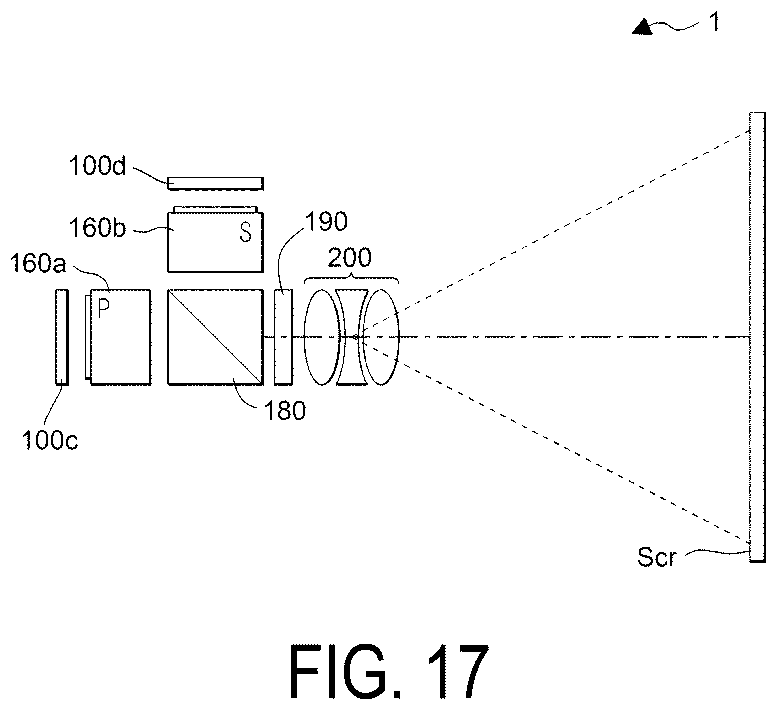 Patent US12620330 Figure 12 – Projection display device