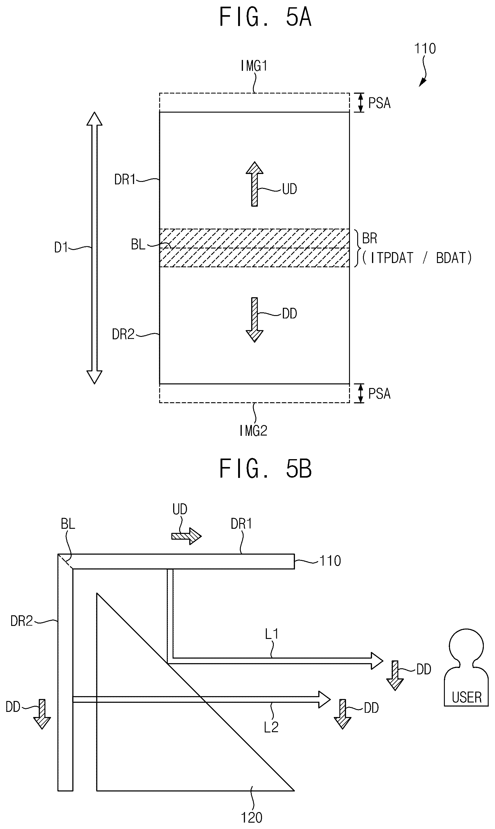 Patent US12620331 Figure 5 – Display device displaying a three-dimensional image