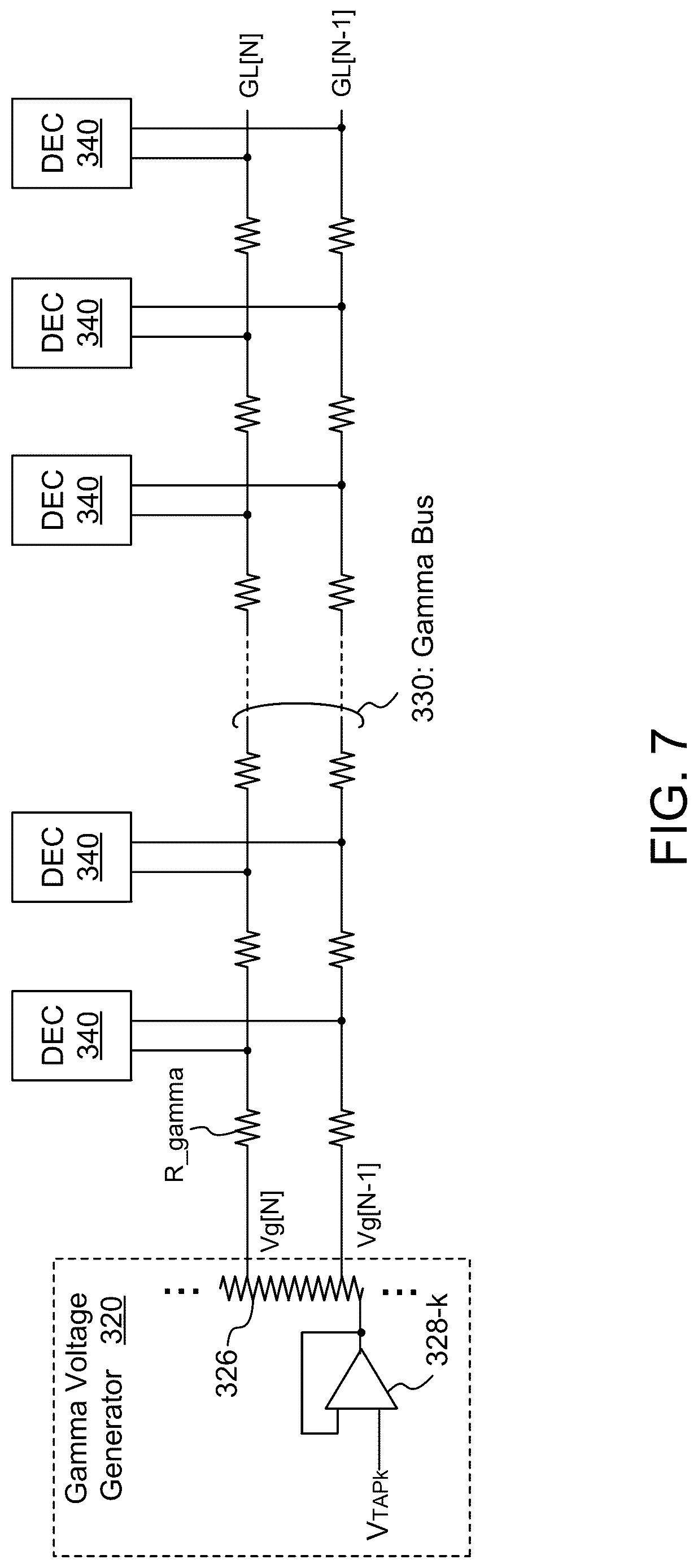 Patent US12620334 Figure 8 – Slew rate enhancement at source amplifier inputs