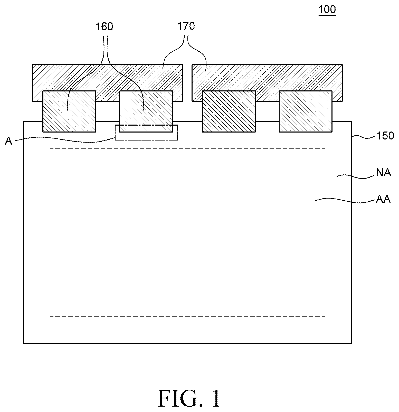 Patent US12620338 — Display device — Figure 1