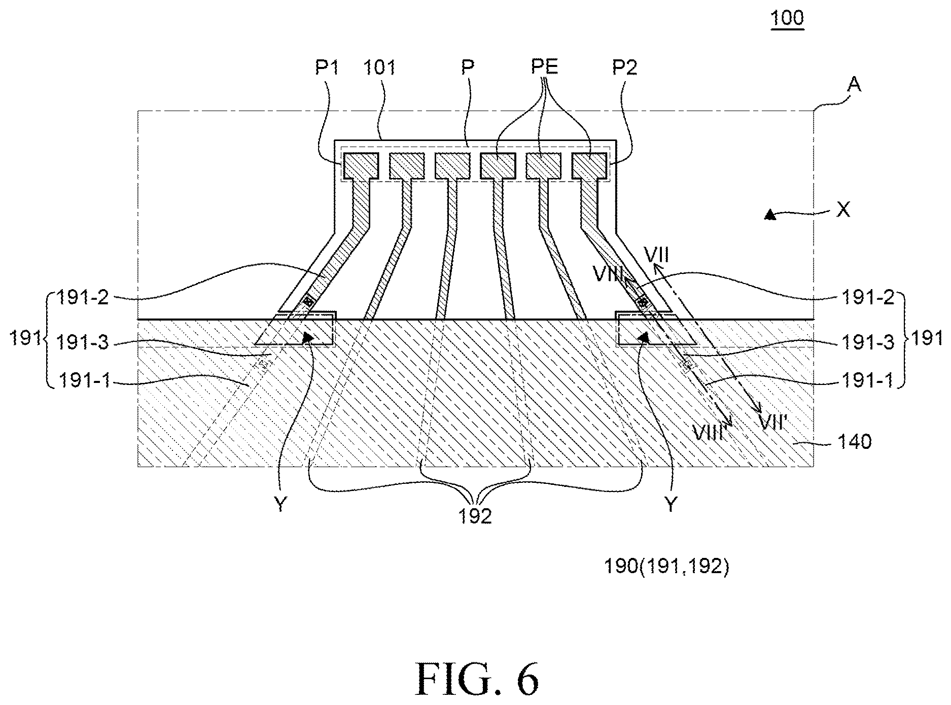 Patent US12620338 Figure 6 – Display device