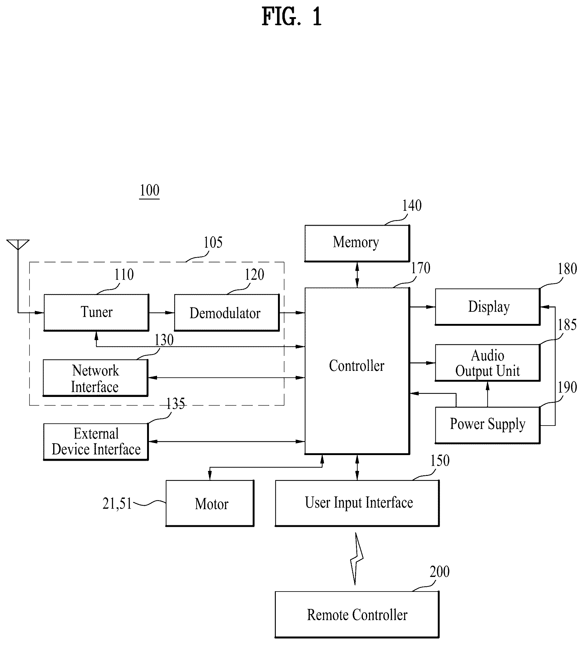 Patent US12620339 — Display device and control method thereof — Figure 1