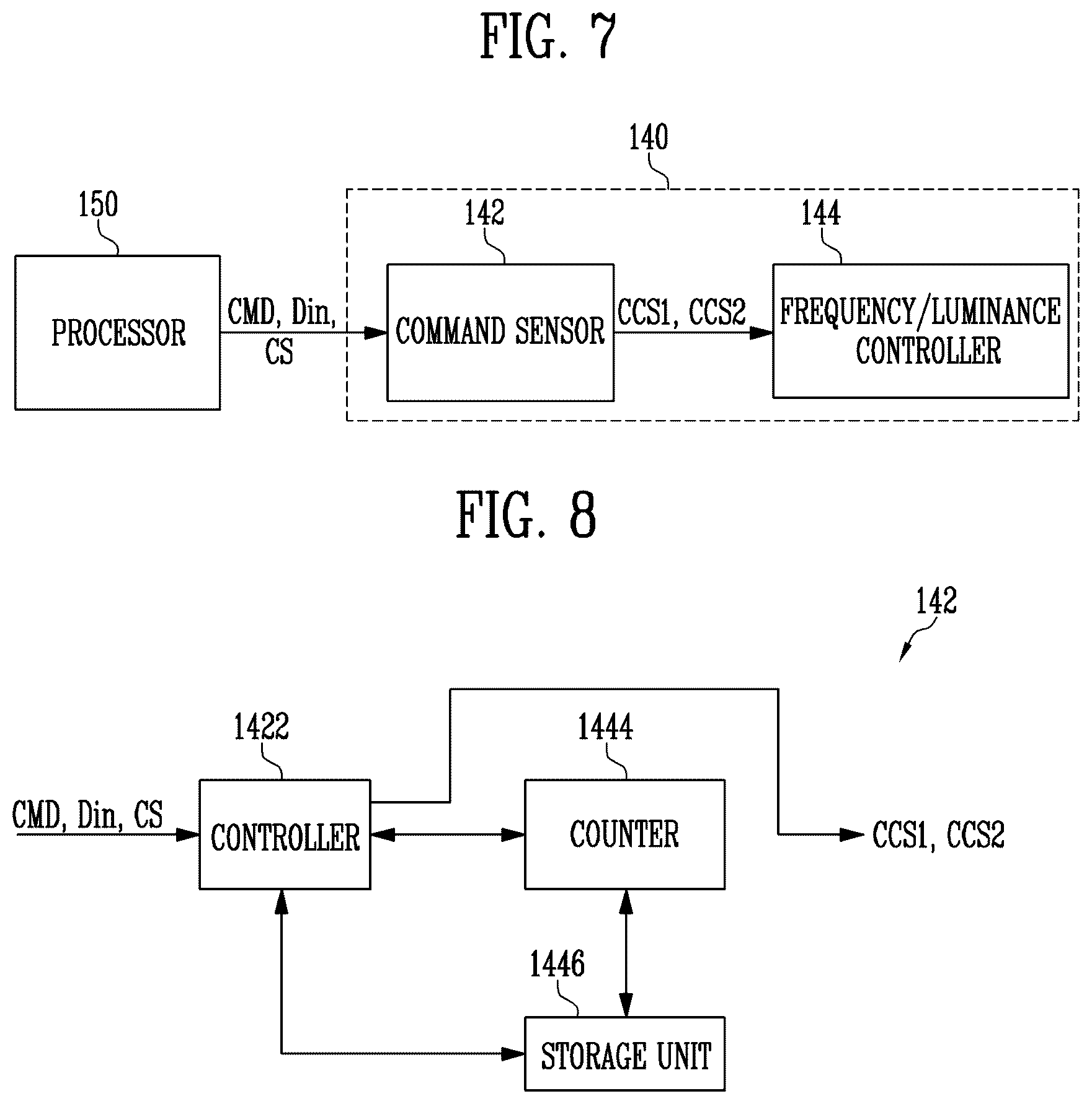 Patent US12620340 Figure 7 – Display device and method of driving the same, and electronic device