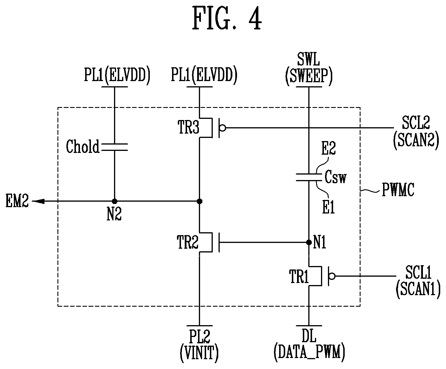 Patent US12620341 Figure 5 – Pixel, method for driving the same, and display device including the same