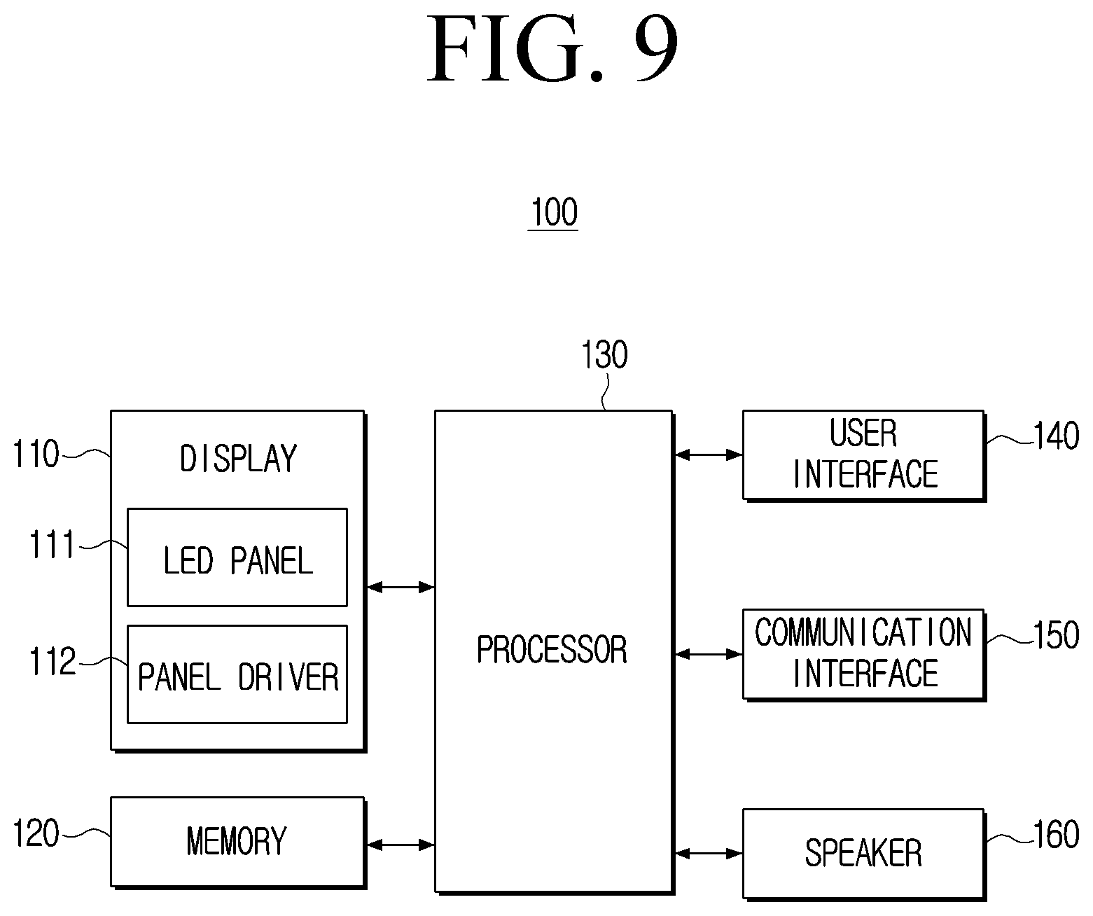 Patent US12620342 Figure 11 – Display apparatus for reducing an effect of cross-talk and method for controlling same