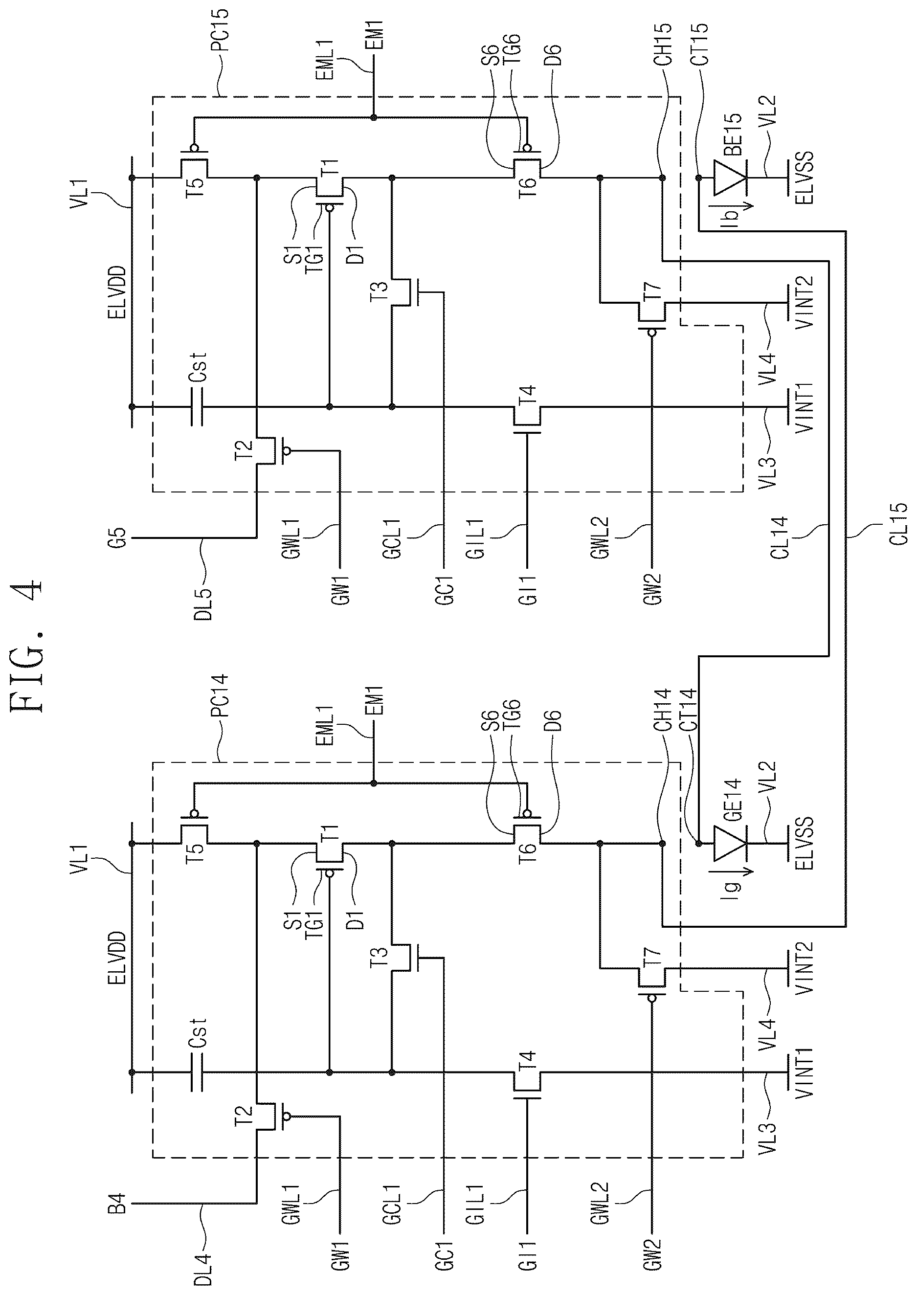 Patent US12620343 Figure 4 – Display panel and display device including the same