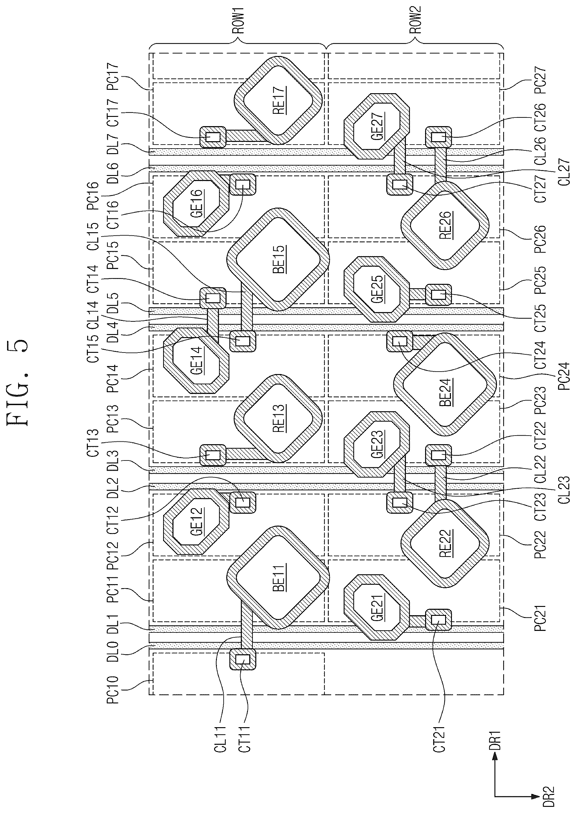 Patent US12620343 Figure 5 – Display panel and display device including the same