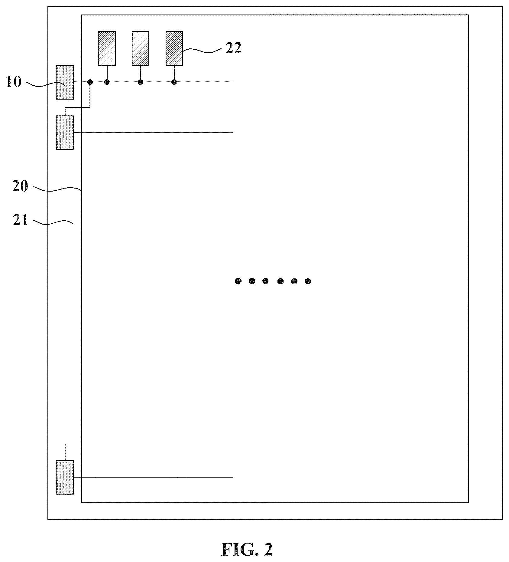 Patent US12620344 Figure 2 – Display panel and display device