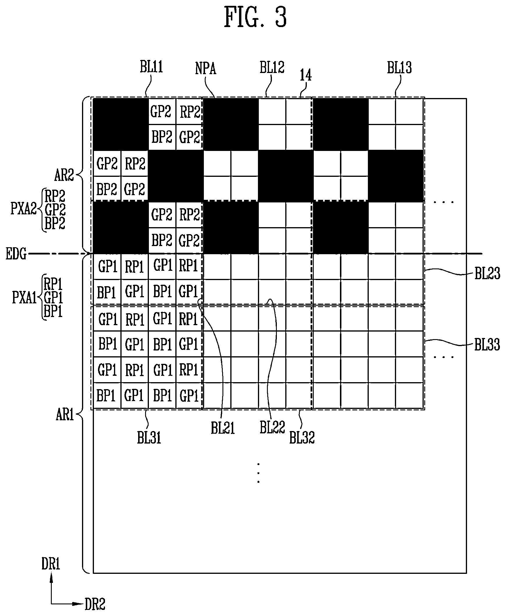 Patent US12620349 Figure 3 – Display device and driving method thereof