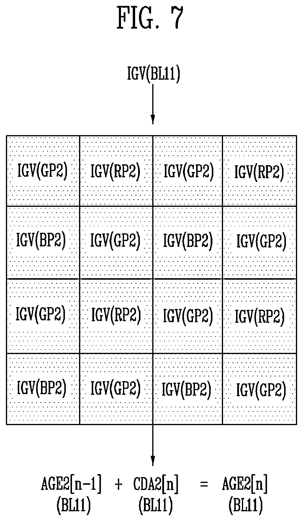 Patent US12620349 Figure 7 – Display device and driving method thereof