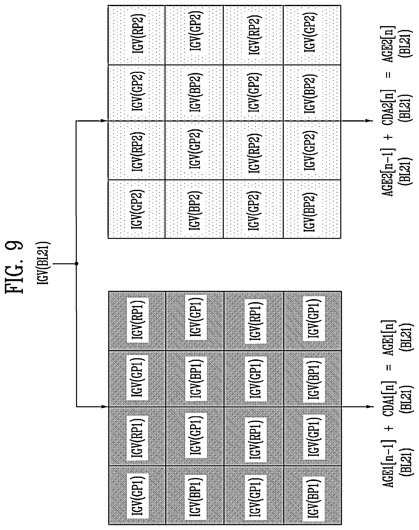 Patent US12620349 Figure 9 – Display device and driving method thereof