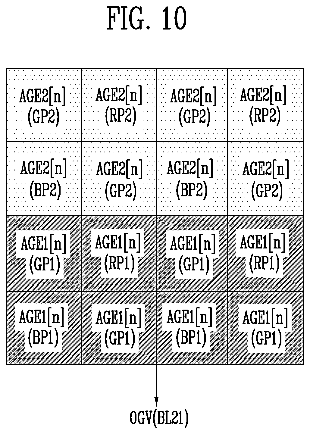 Patent US12620349 Figure 10 – Display device and driving method thereof