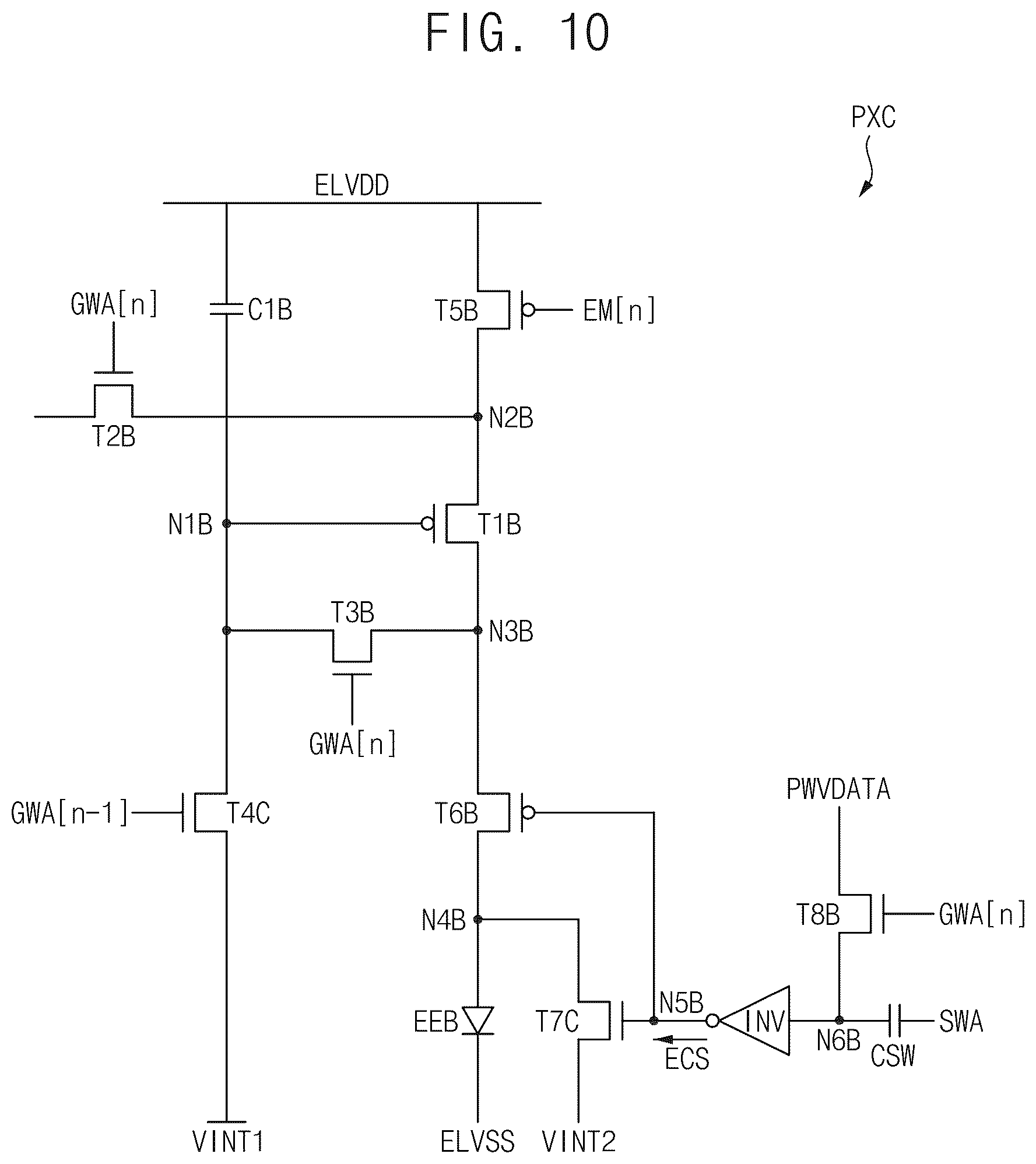 Patent US12620350 Figure 7 – Pixel circuit, display apparatus including the pixel circuit, and electronic apparatus including the pixel circuit