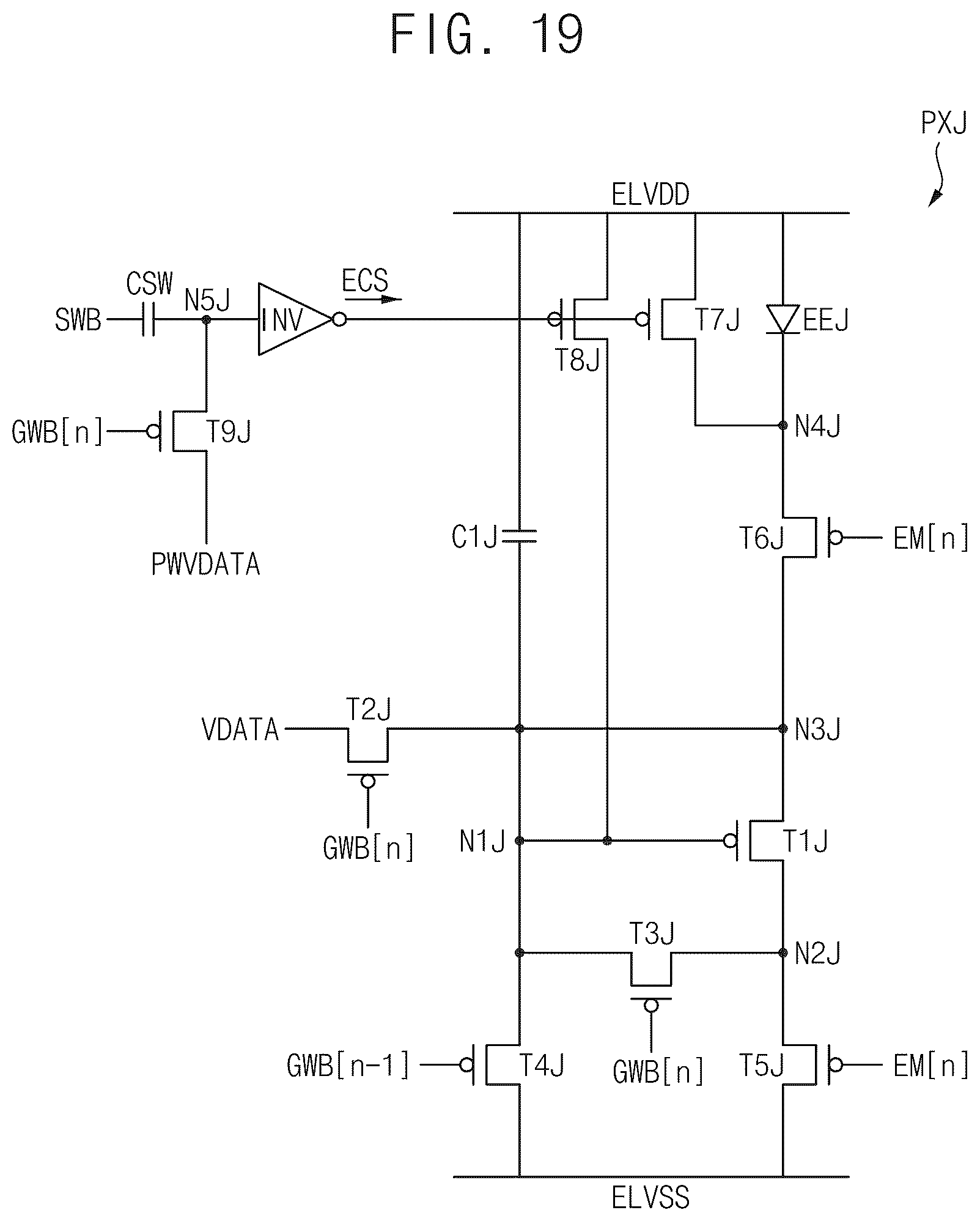 Patent US12620350 Figure 16 – Pixel circuit, display apparatus including the pixel circuit, and electronic apparatus including the pixel circuit
