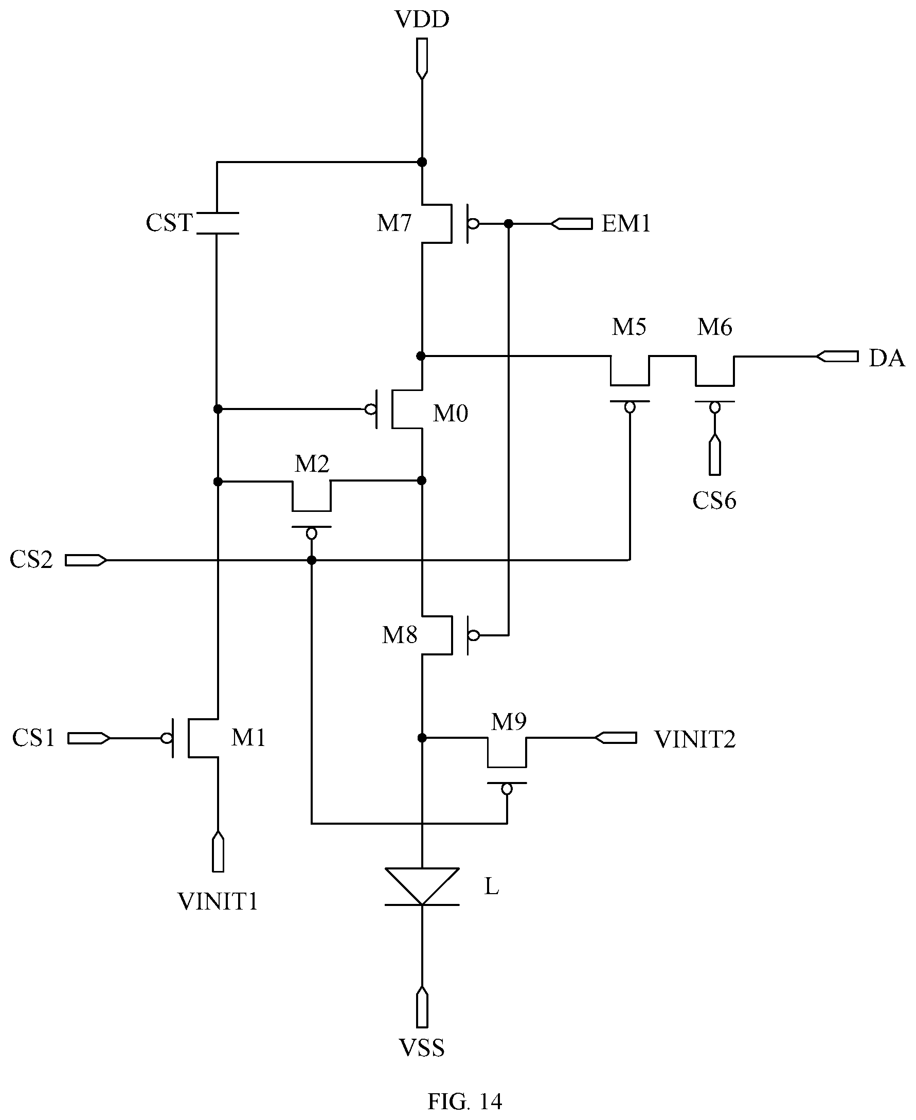 Patent US12620352 Figure 16 – Pixel circuit and drive method therefor, display panel and display device