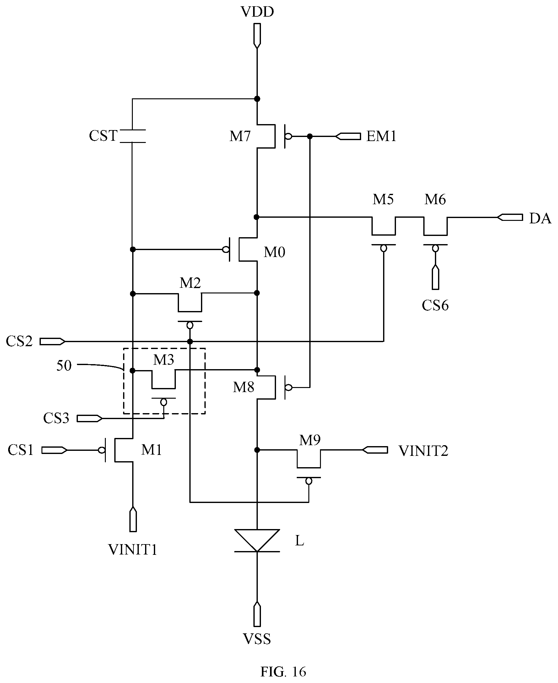 Patent US12620352 Figure 18 – Pixel circuit and drive method therefor, display panel and display device