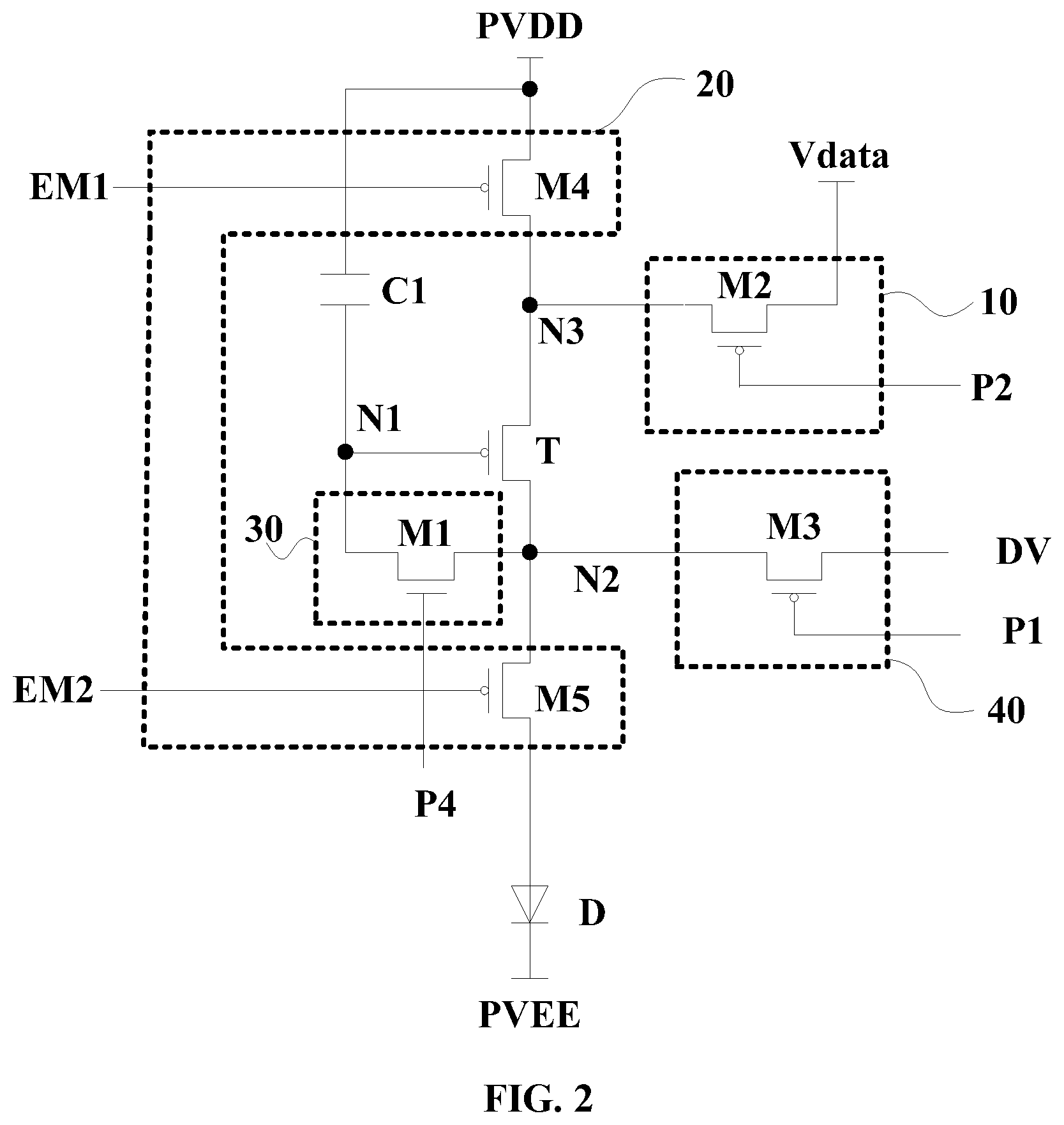 Patent US12620353 Figure 2 – Display panel