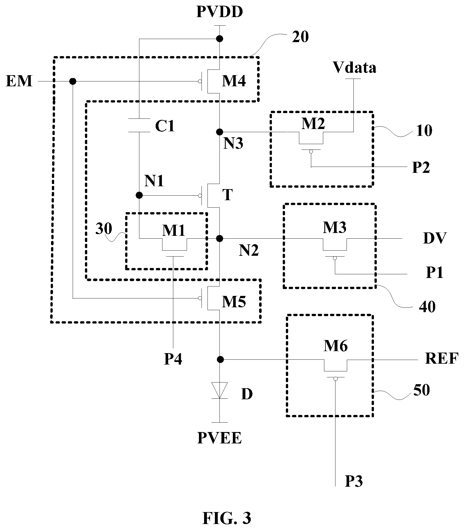 Patent US12620353 Figure 3 – Display panel