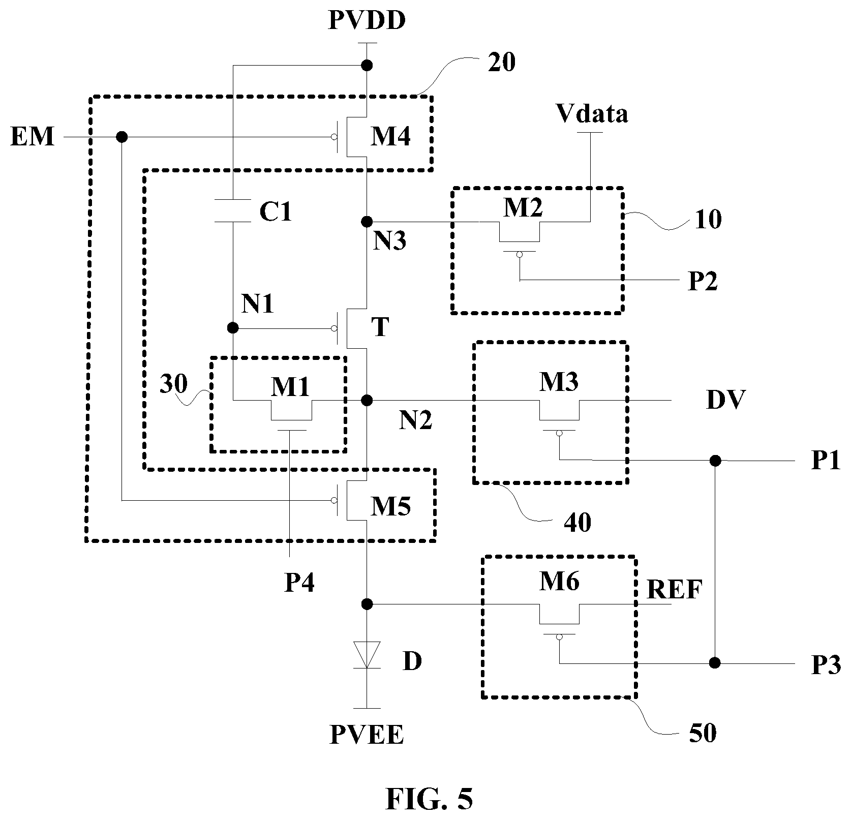Patent US12620353 Figure 5 – Display panel