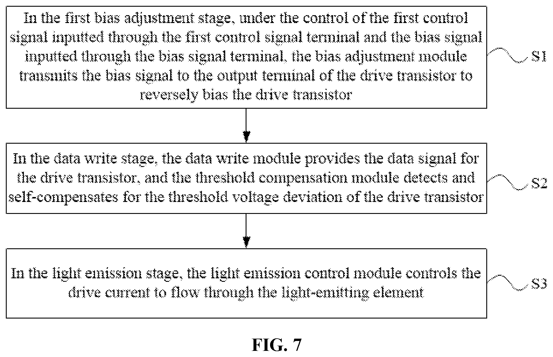 Patent US12620353 Figure 7 – Display panel