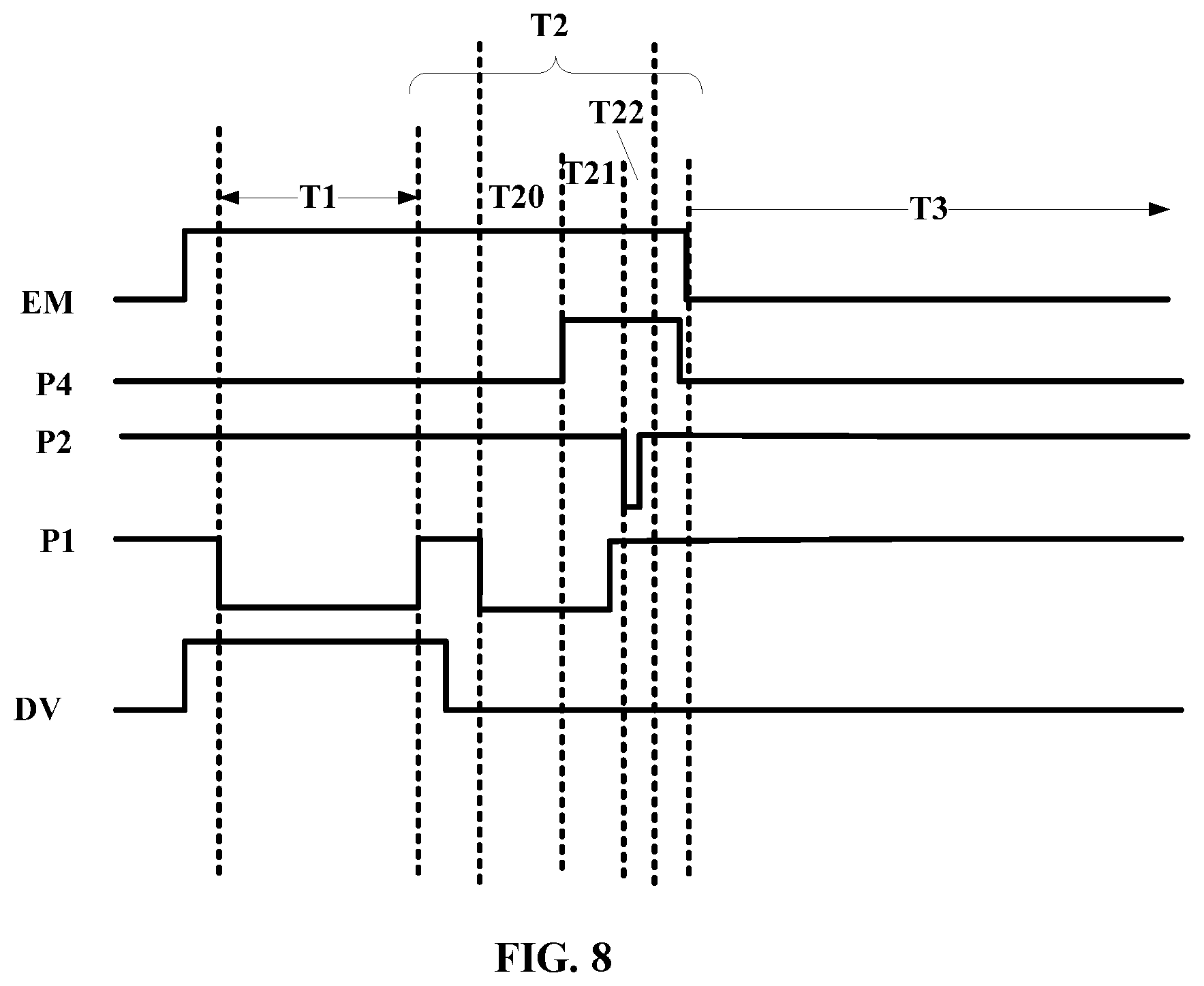 Patent US12620353 Figure 8 – Display panel