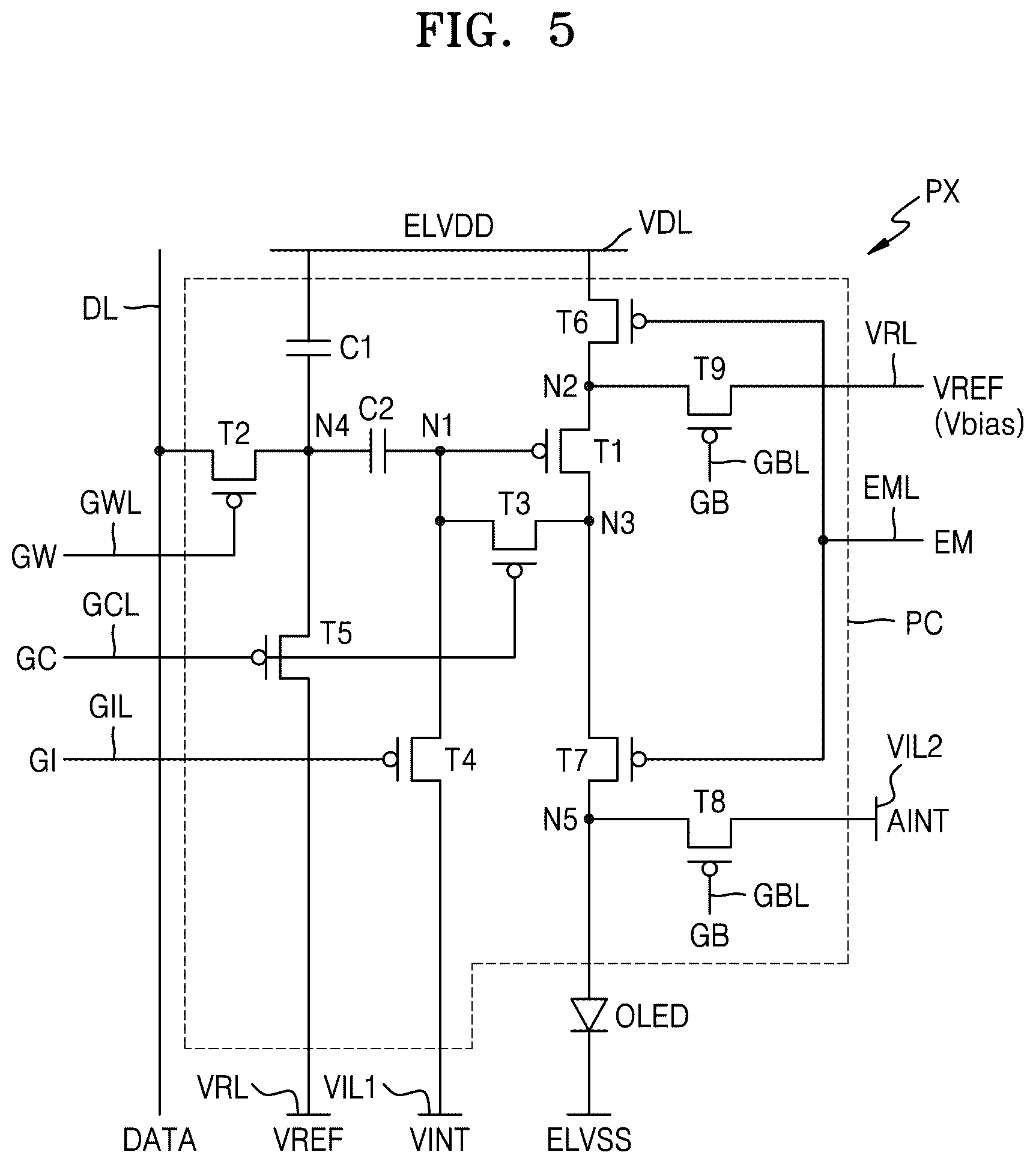 Patent US12620355 Figure 7 – Pixel and display apparatus