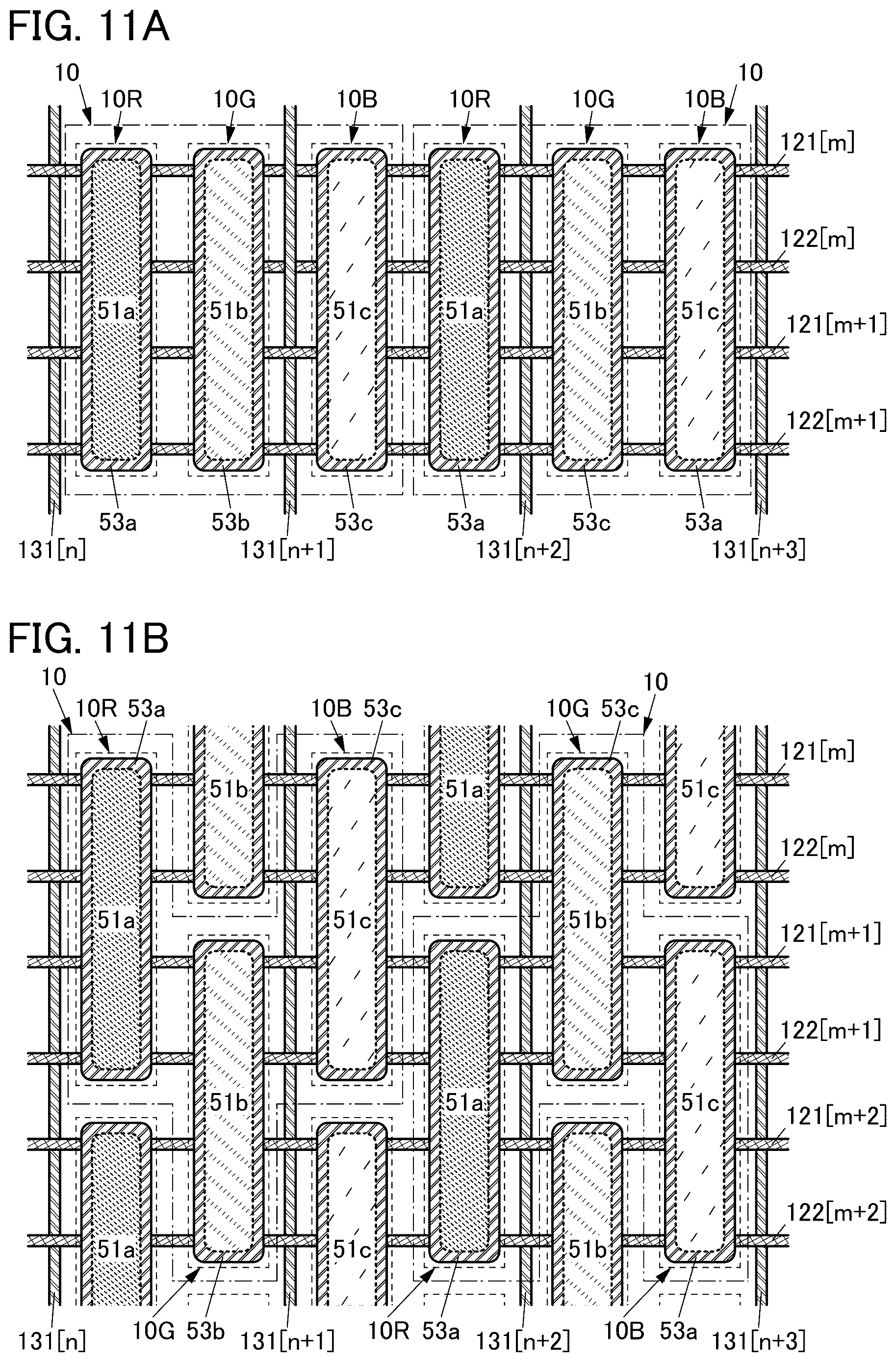 Patent US12620357 Figure 11 – Display device and electronic device