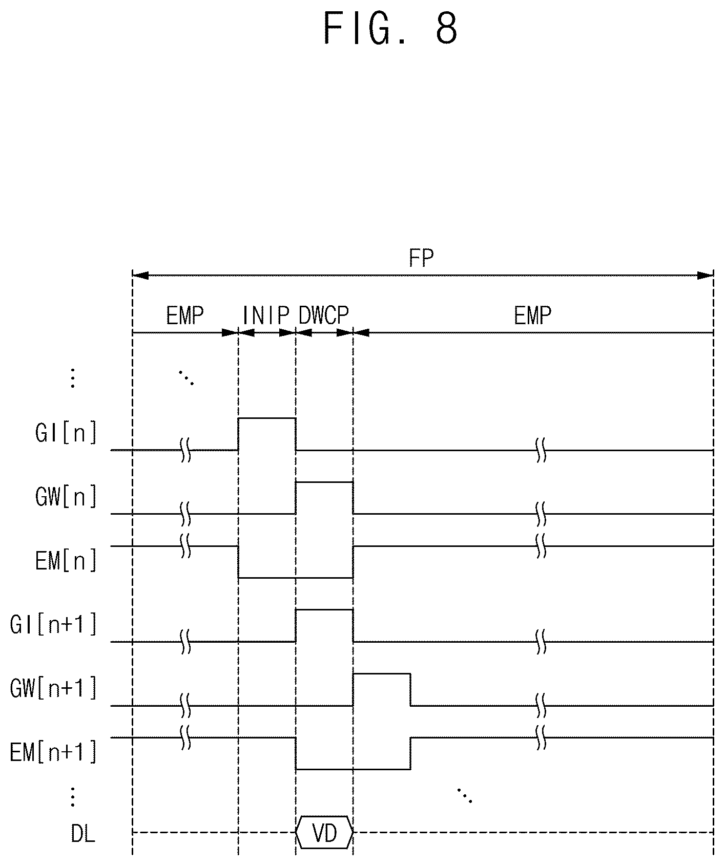 Patent US12620358 Figure 8 – Pixel of a display device and display device