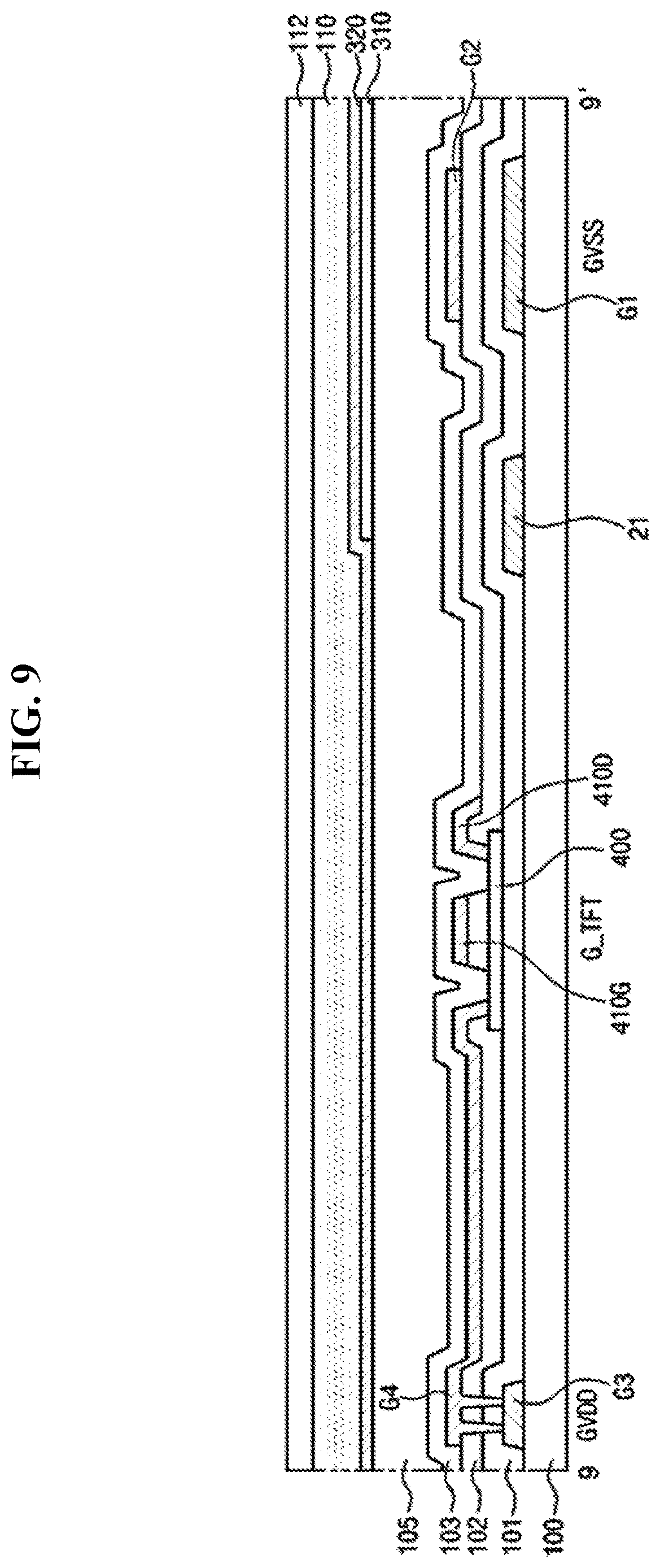 Patent US12620359 Figure 7 – Display device including one or more blocks in non-display area