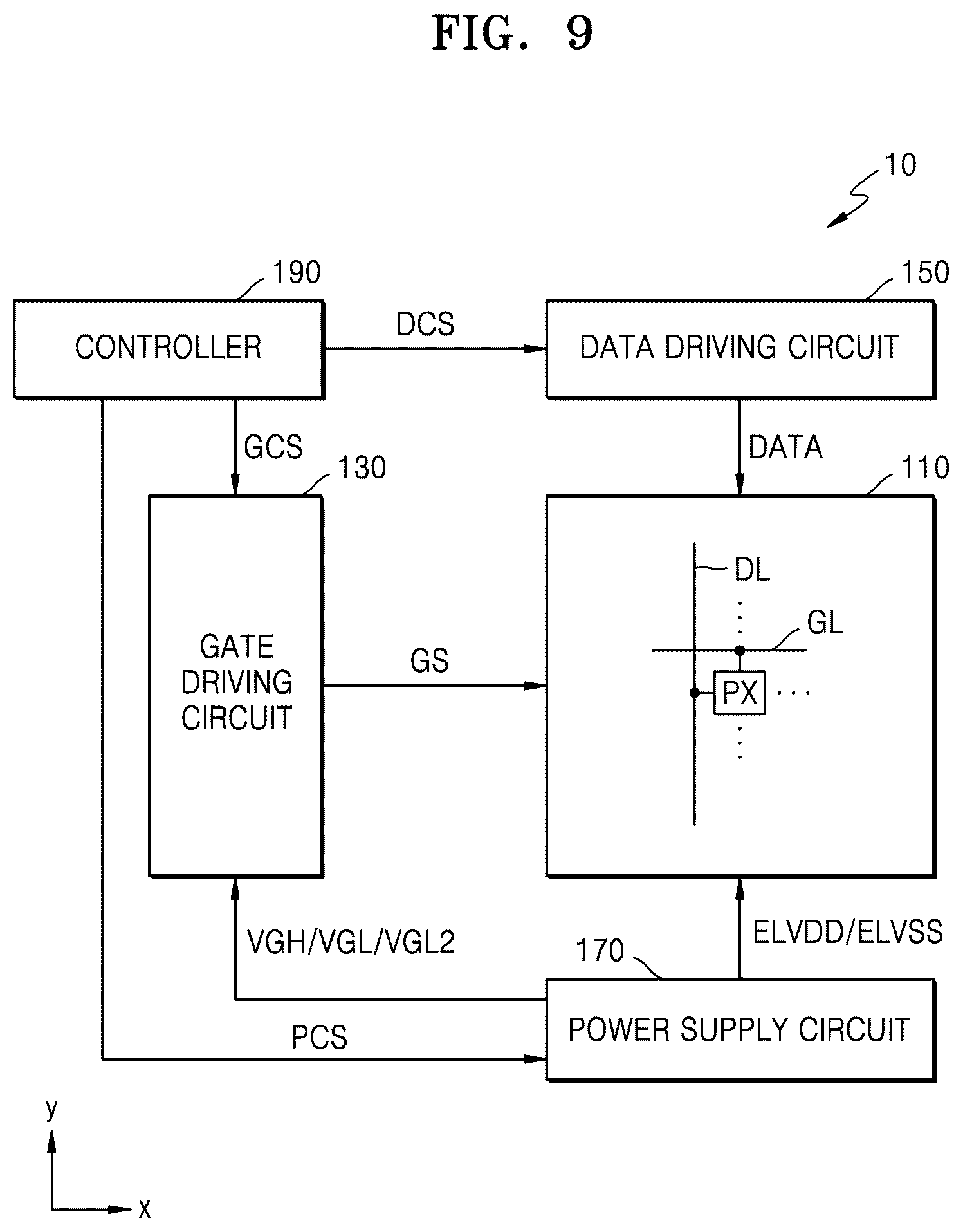 Patent US12620362 Figure 9 – Driving circuit