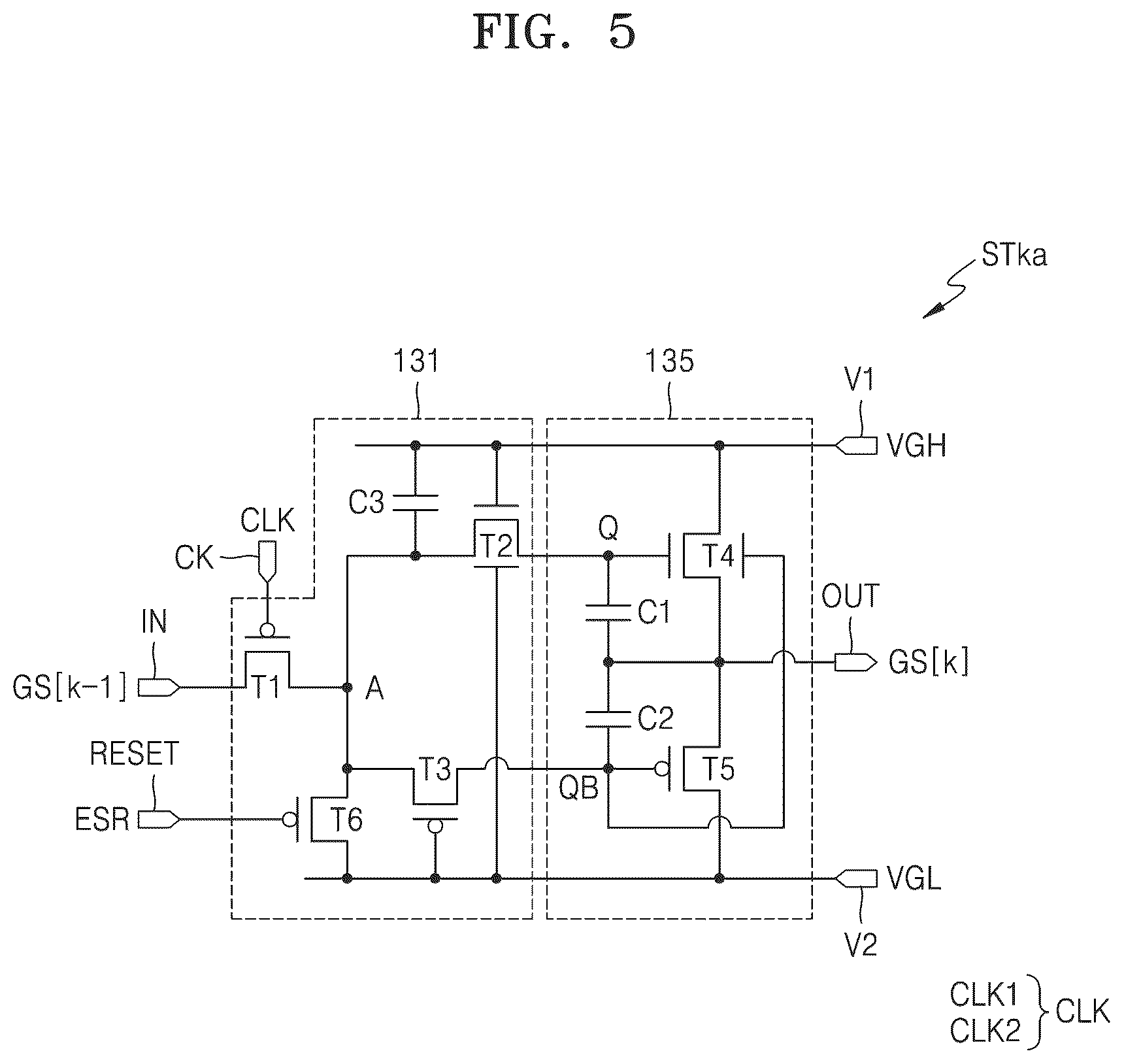 Patent US12620363 Figure 5 – Driving circuit