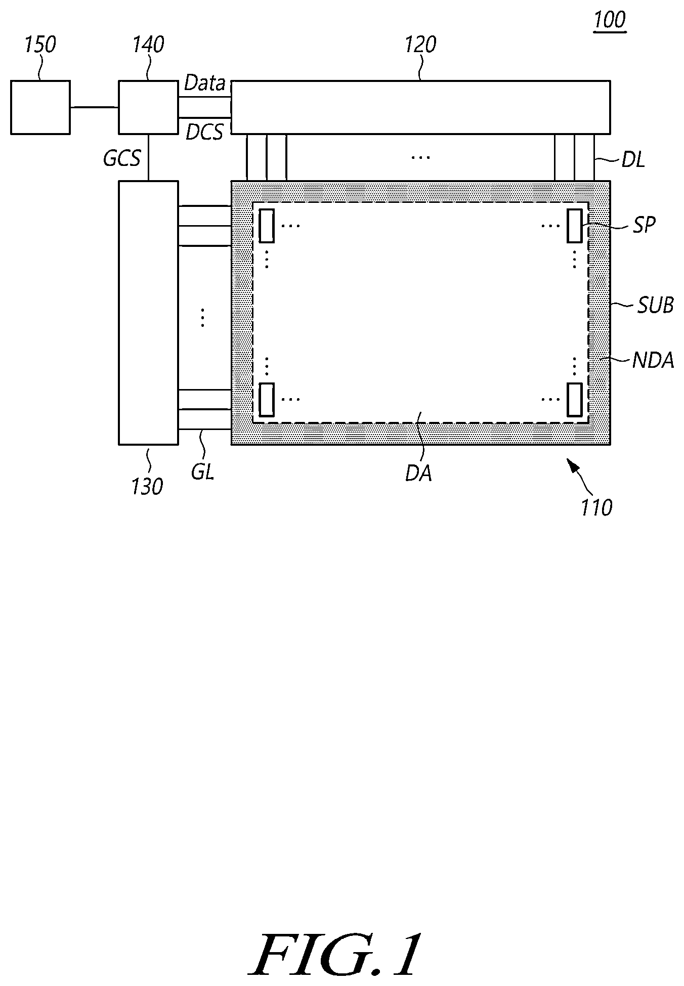 Patent US12620364 Figure 1 – Gate driving panel circuit and display device